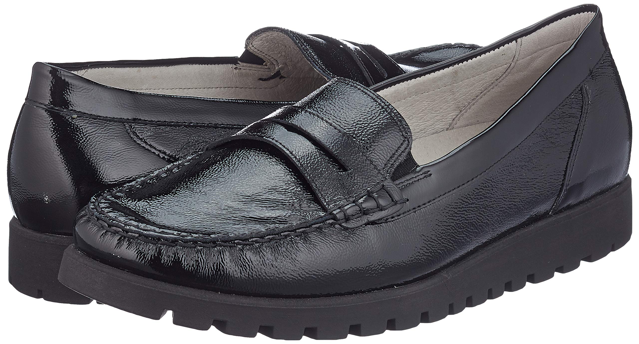 Waldläufer Men's Comfortable Loafers - Size 36.5 EU (Large) - Premium Leather Slip-On Shoes for Business Casual & Office Wear
