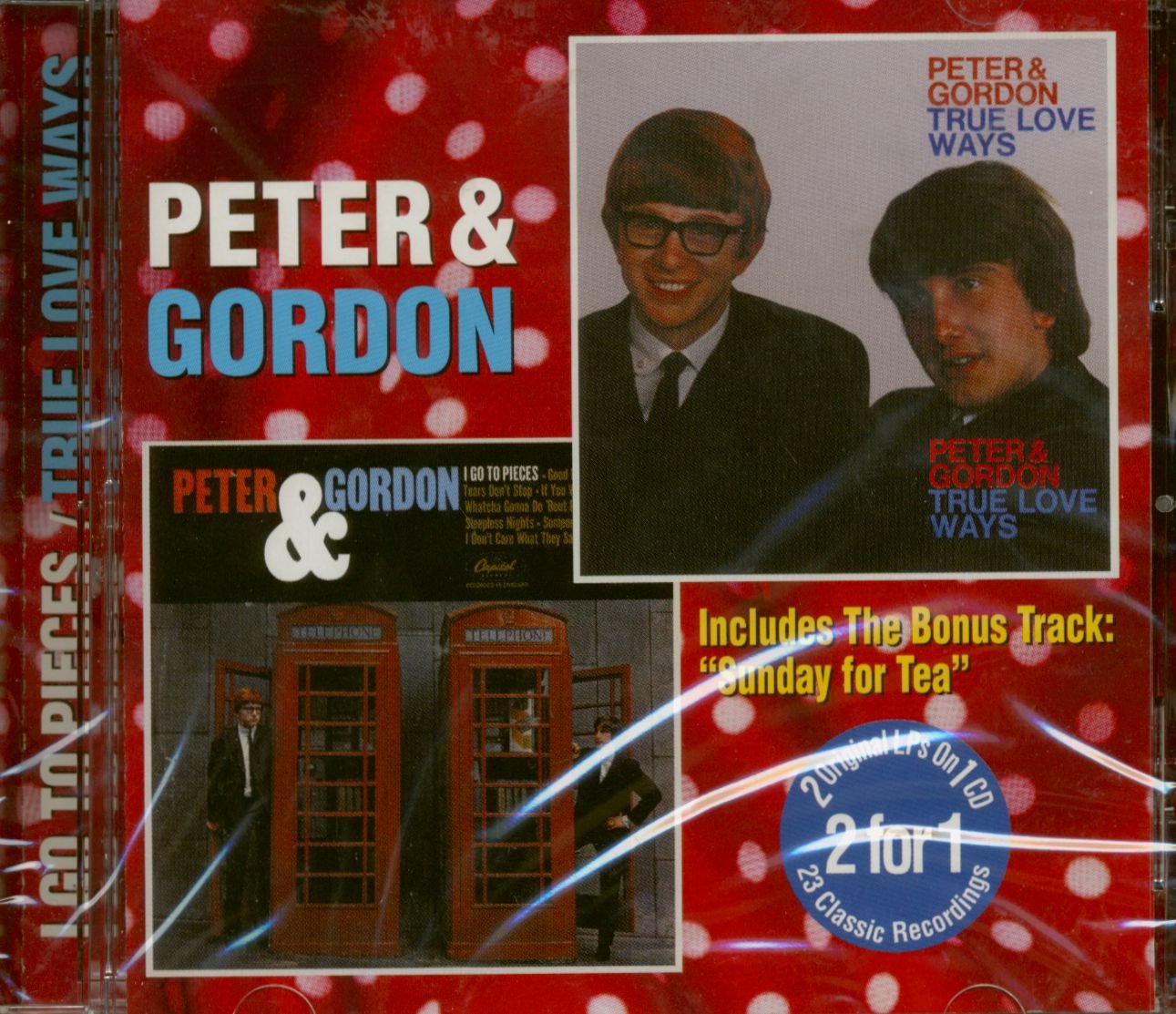 Best Selling Vinyl Records - I Go to Pieces / True Love Ways - Classic Love Songs for Romantic Evenings & Special Occasions