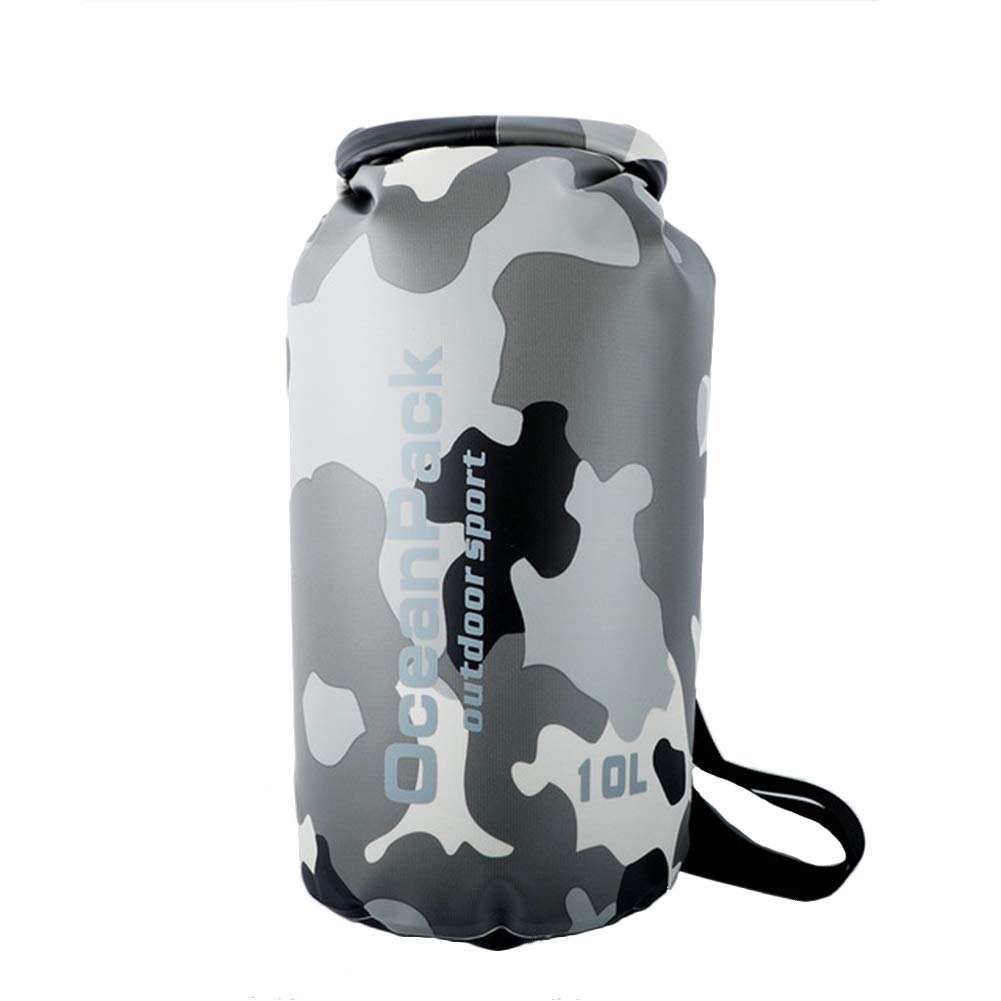 ICEGREY Waterproof Dry Bag - Lightweight Roll Top Compression Sack for Kayaking, Swimming, Beach & Outdoor Activities | Floating Ultra Light Dry Pouch for Phone, Wallet & Essentials