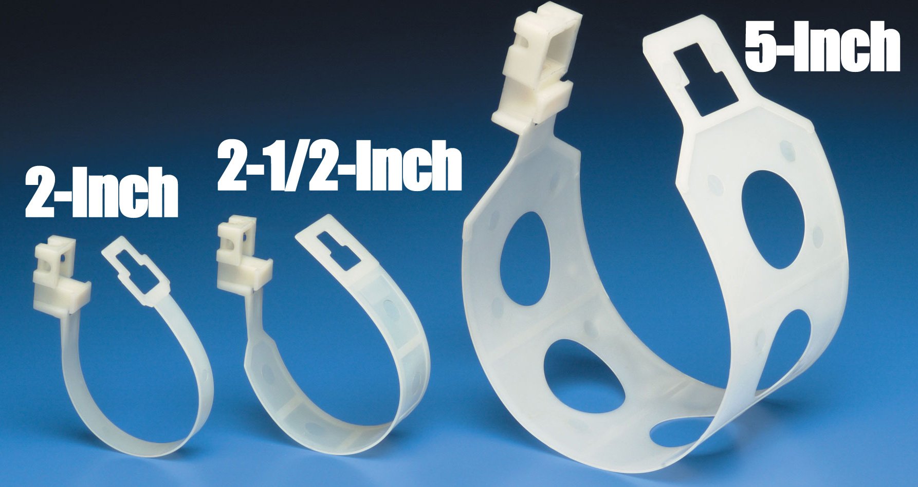 Arlington TL20-100 2-Inch Loop Cable Hangers for Communications Cable Support (100-Pack) - Perfect for Data Centers, Office Wiring & Network Installations