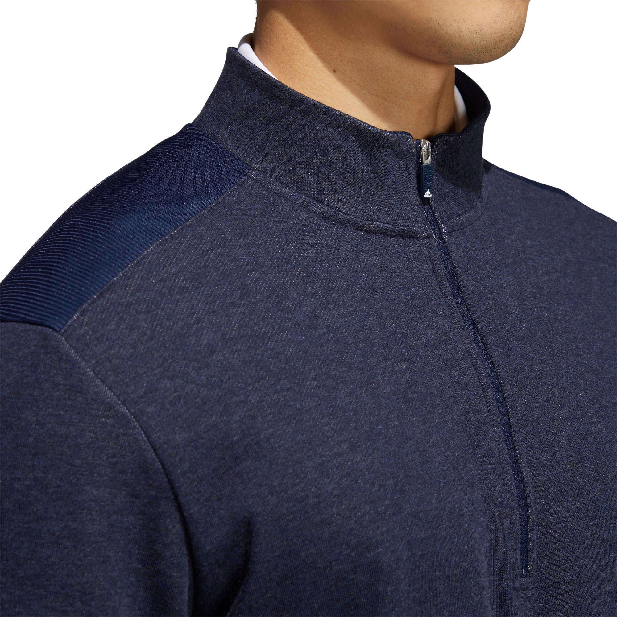 Adidas Men's Heathered Golf 1/4 Zip Pullover - Lightweight Performance Shirt for Golfing & Casual Wear