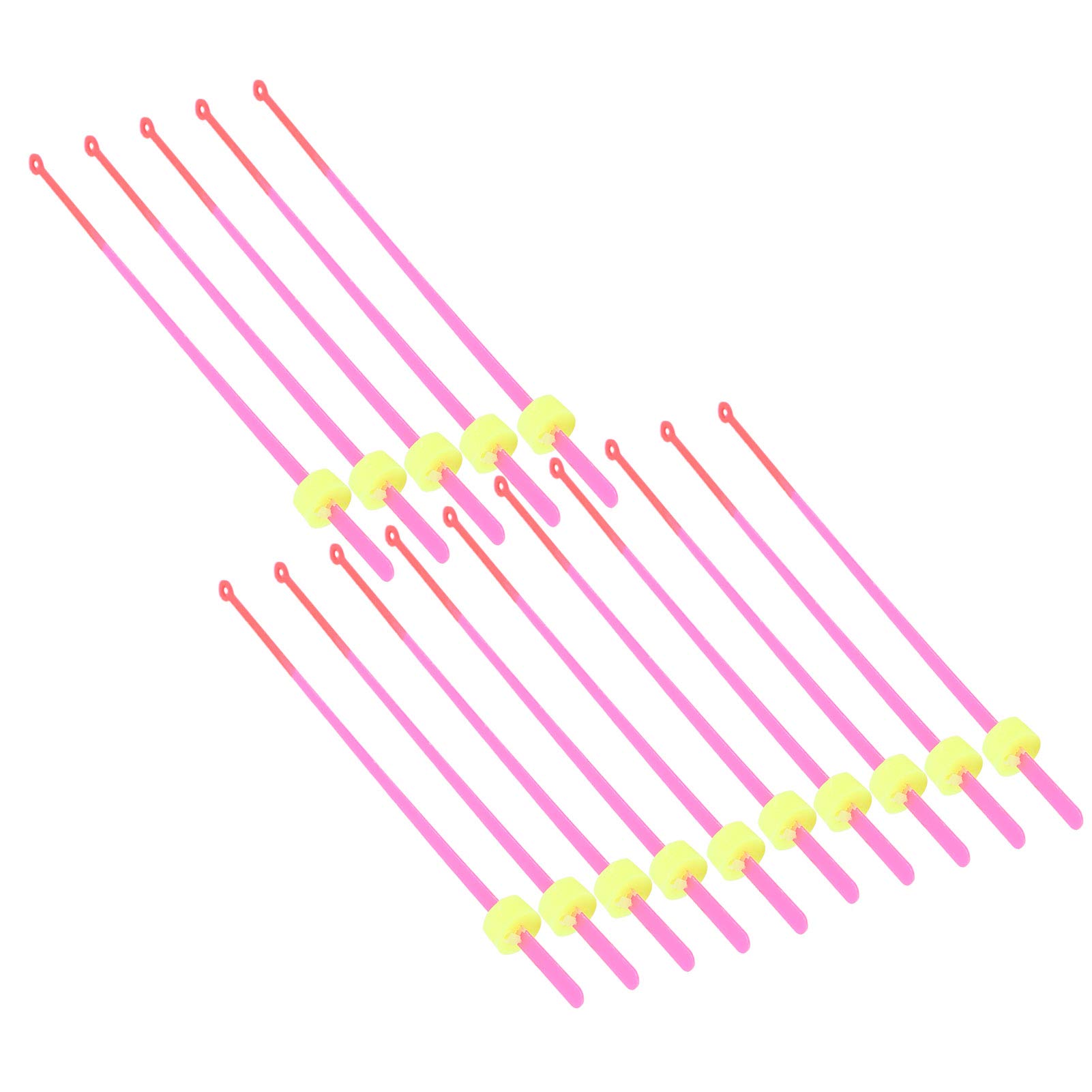 Premium ABS Ice Fishing Rod Tips - 15Pcs Rose Red Portable Replacement Sections for Ice Fishing, Sea Fishing & Lake Fishing | Durable Fishing Gear for Anglers & Fishing Enthusiasts | Perfect for Winter Ice Fishing Trips & Outdoor Adventures