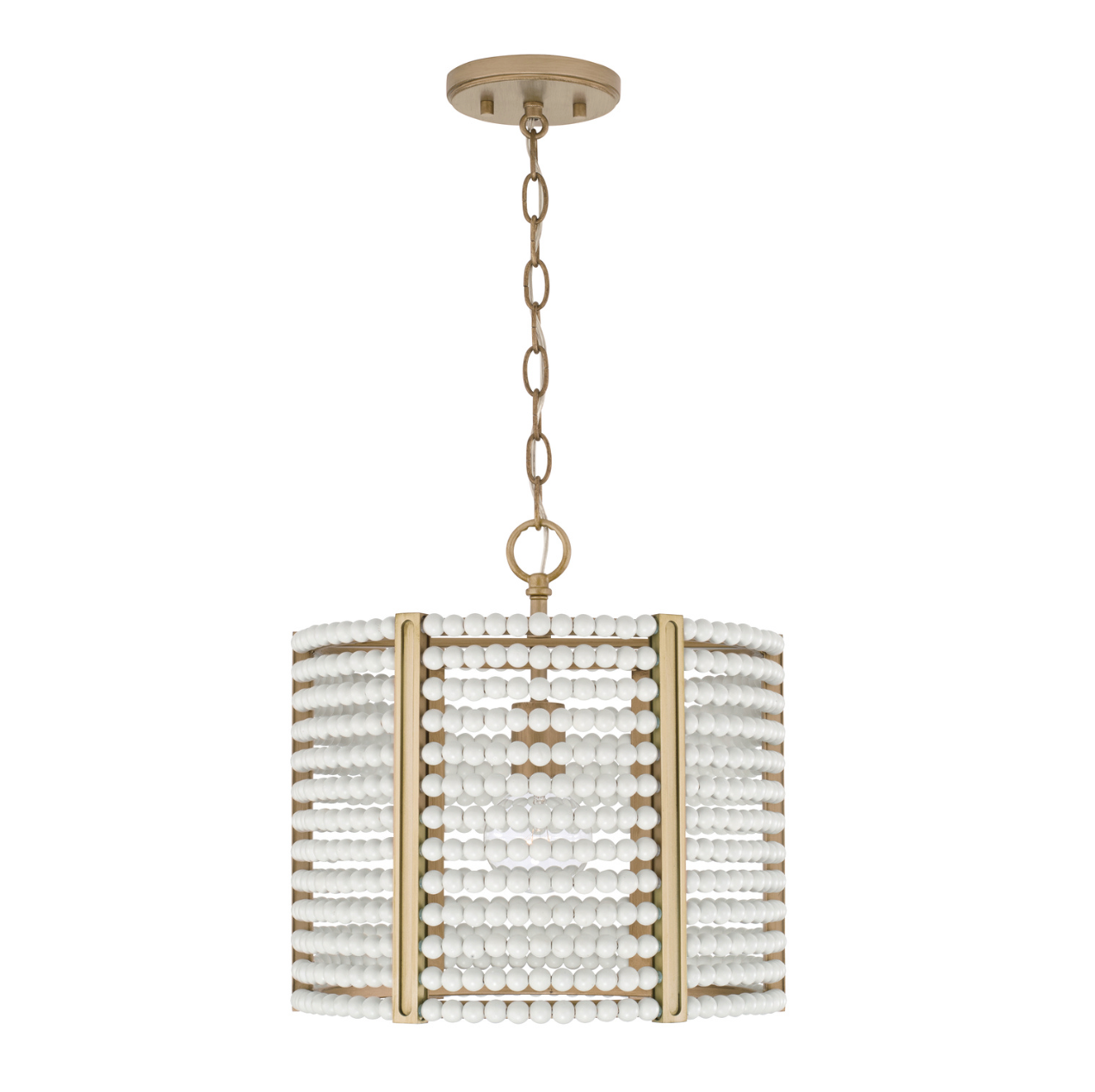 Fitz Semi Flush Mount Ceiling Light - Modern LED Fixture for Bedroom, Kitchen, Hallway & Dining Room Lighting