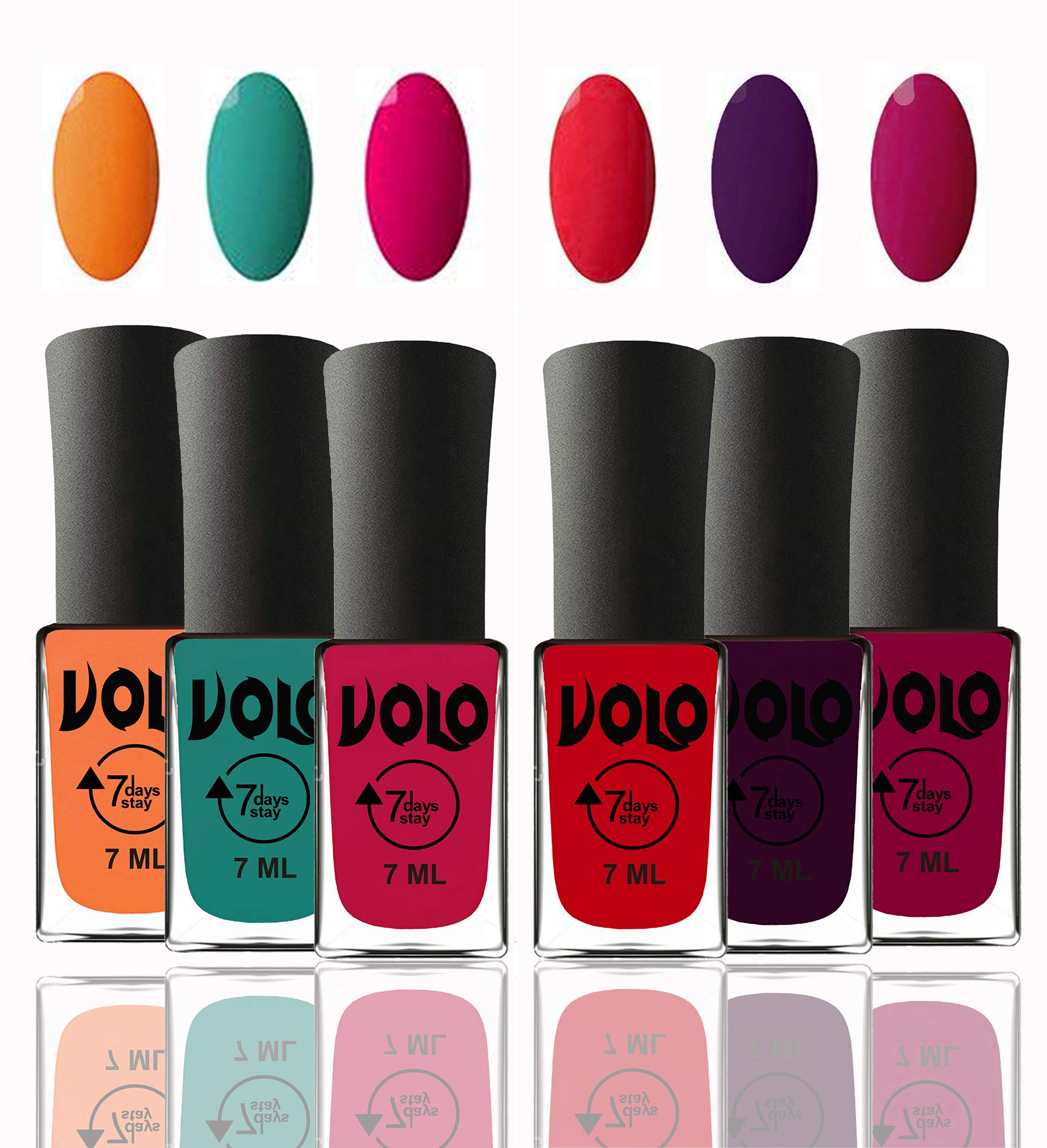 Volo 12-Piece Long Lasting Nail Polish Set for Girls - Unique Colors, Non-Toxic & Chip-Resistant - Perfect for Parties, School, and Everyday Wear