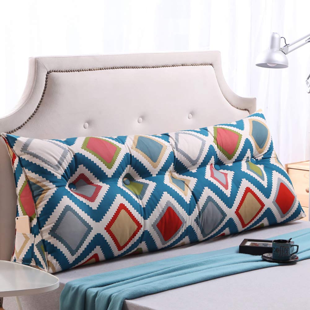 **Triangular Wedge Pillow for Bed - Orthopedic Back Support Cushion for Sitting Up, Reading & Relaxing - Upholstered Headboard & Sofa Wedge - Perfect for Back Pain Relief, Post-Surgery Recovery & Cozy Movie Nights**