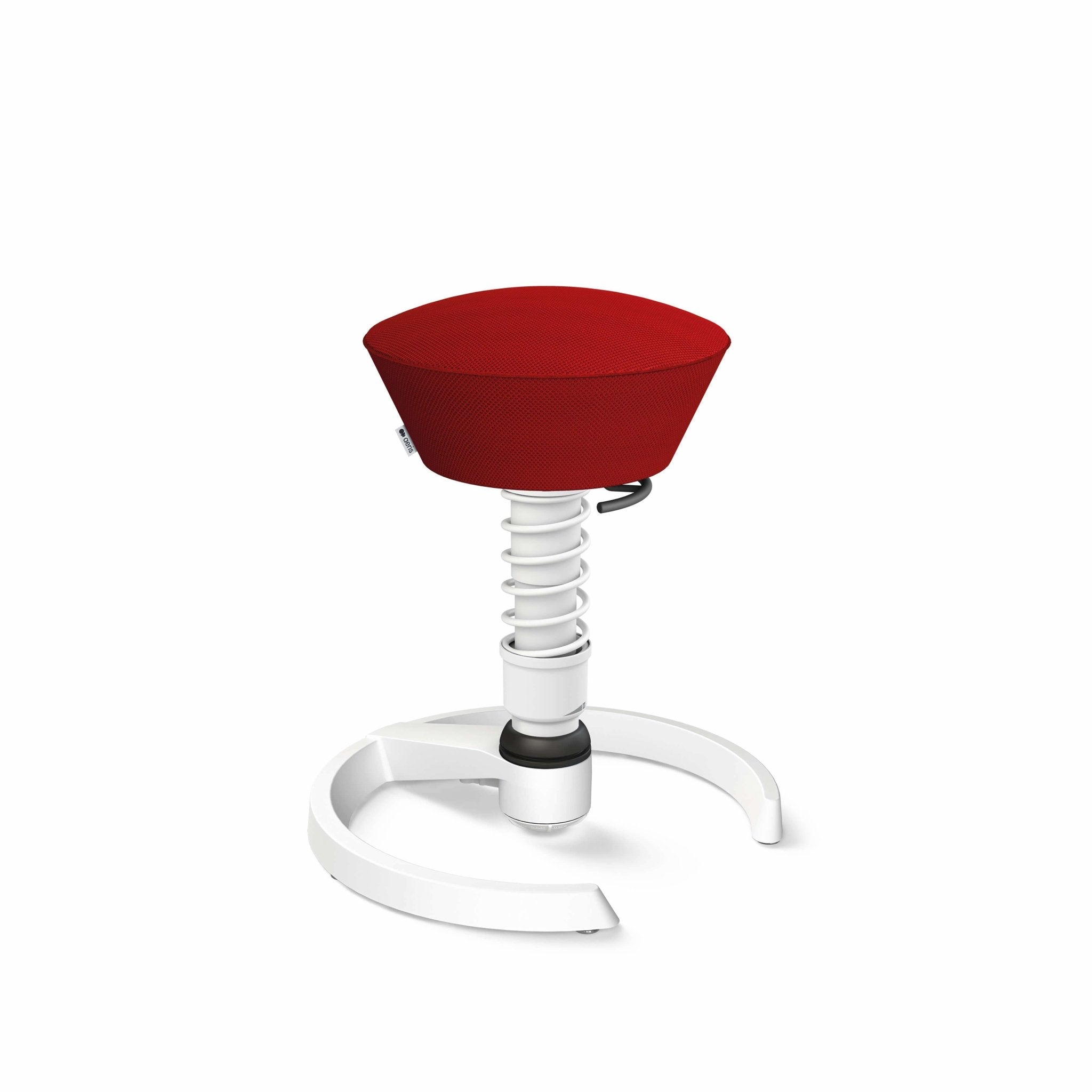 Aeris Swopper Active Sitting Stool - Ergonomic Glider Chair for Office & Home, White - Perfect for Desk Work, Gaming & Posture Support