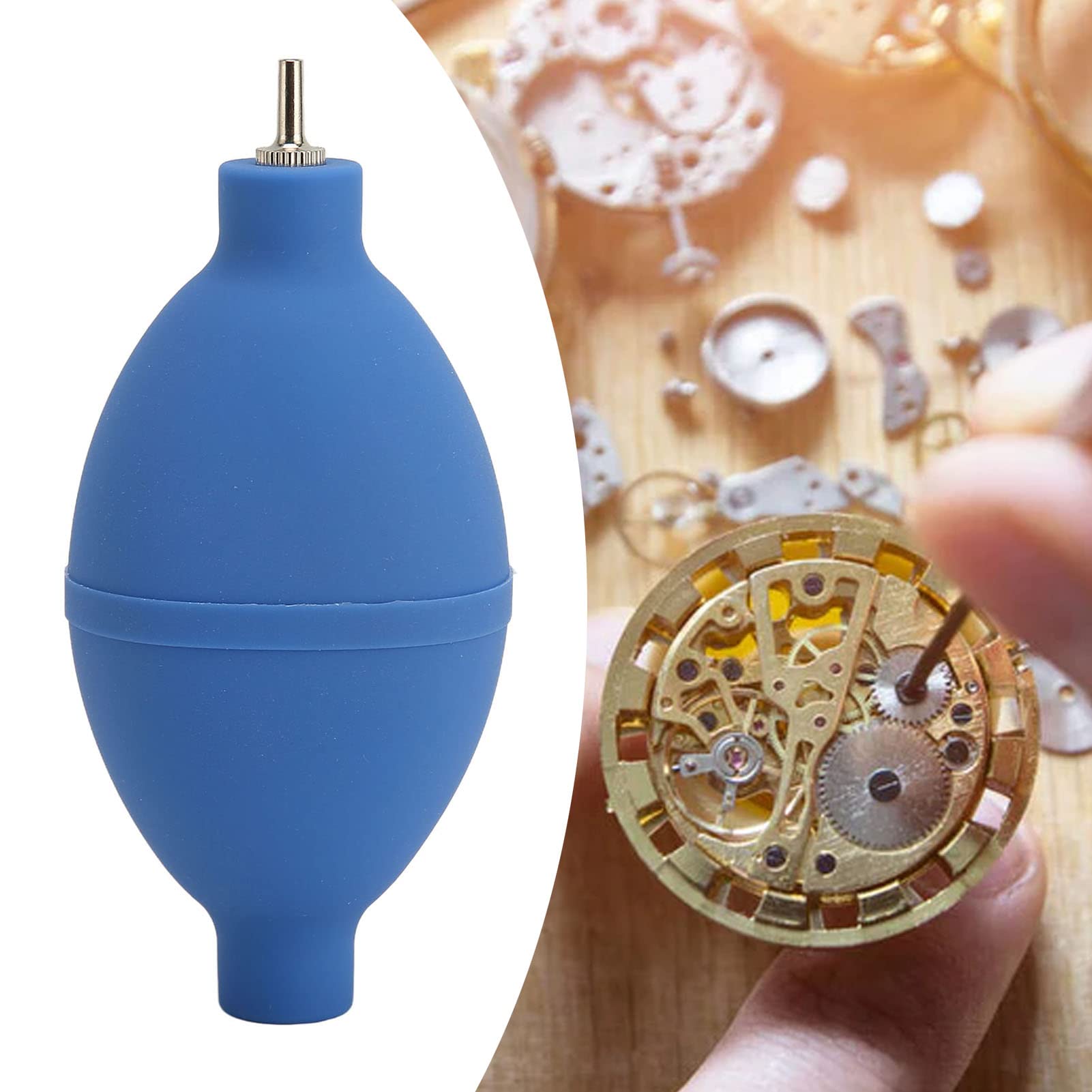 Portable Rubber Watch Dust Blower - Flexible Strong Air Blower Ball for Cleaning Watches, Computers & Cameras | Perfect for Jewelry Repair, Electronics Maintenance & Lens Cleaning