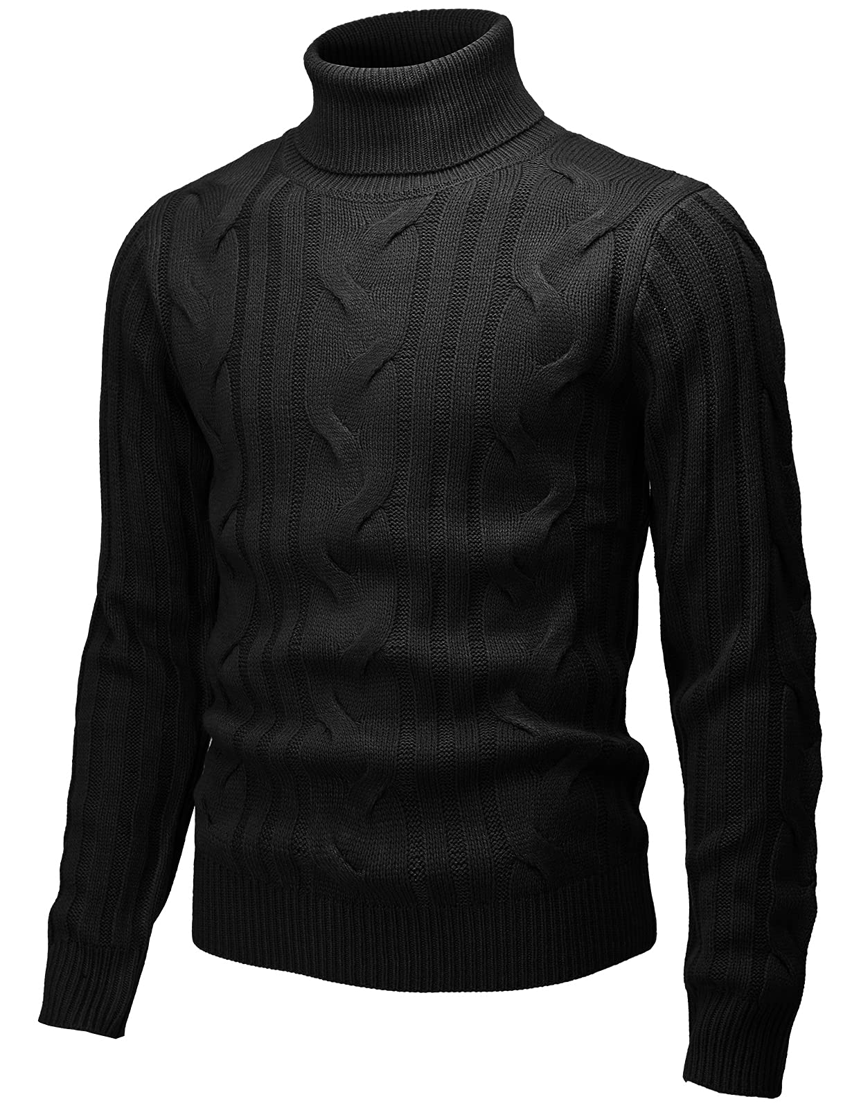 Men's Slim Fit Turtleneck Pullover Sweater - Warm Knitted Thermal Top for Winter | Casual & Business Wear | Office, Dating & Outdoor Activities