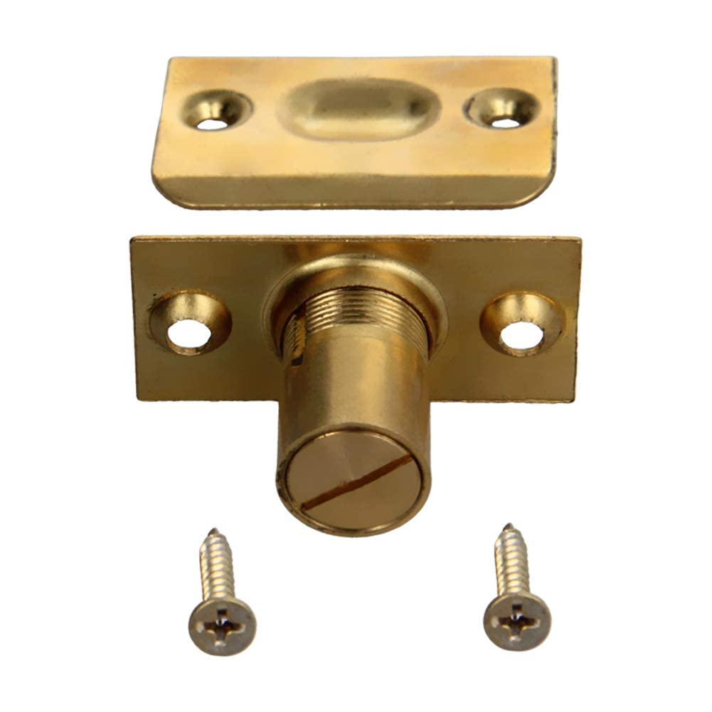 5-Pack Copper Cabinet Door Catches with Strike Screws - 2.13