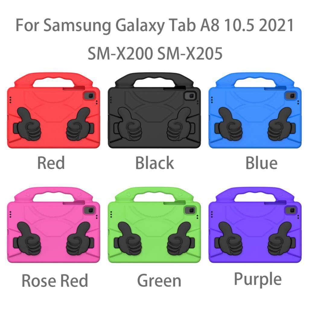 Kids EVA Protective Case for Samsung Galaxy Tab A8 10.5 (2022) - Shockproof Stand Cover for School, Travel & Home Use