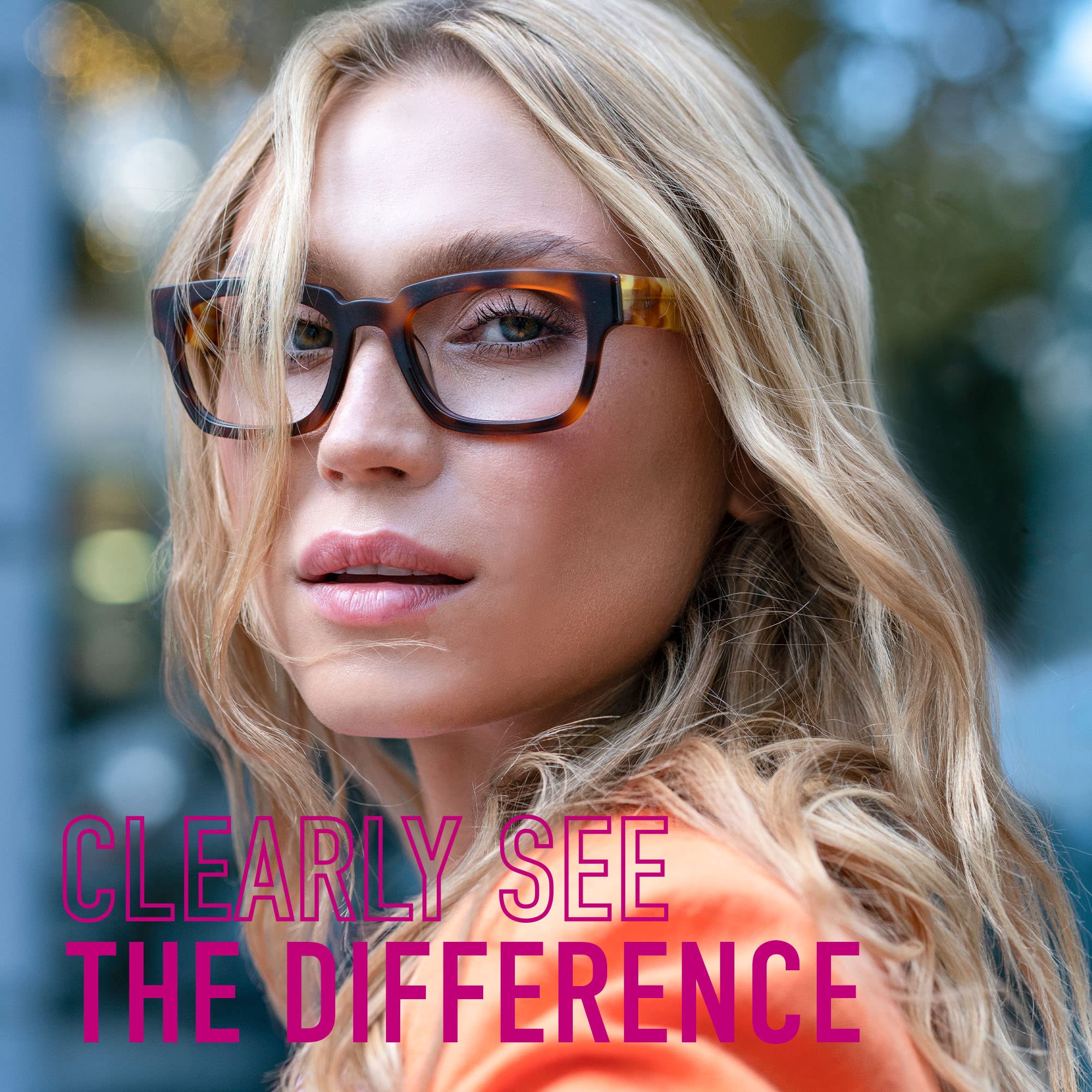 Scojo New York Benson Street Reading Glasses - Handmade Scratch-Resistant Readers for Women & Men - Perfect for Reading, Computer Work & Daily Use
