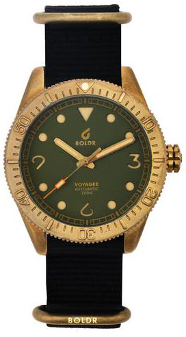 BOLDR Voyager Automatic Watch - Stainless Steel Dive Watch with Date, 200M Water Resistance for Men | Perfect for Scuba Diving, Swimming & Everyday Wear