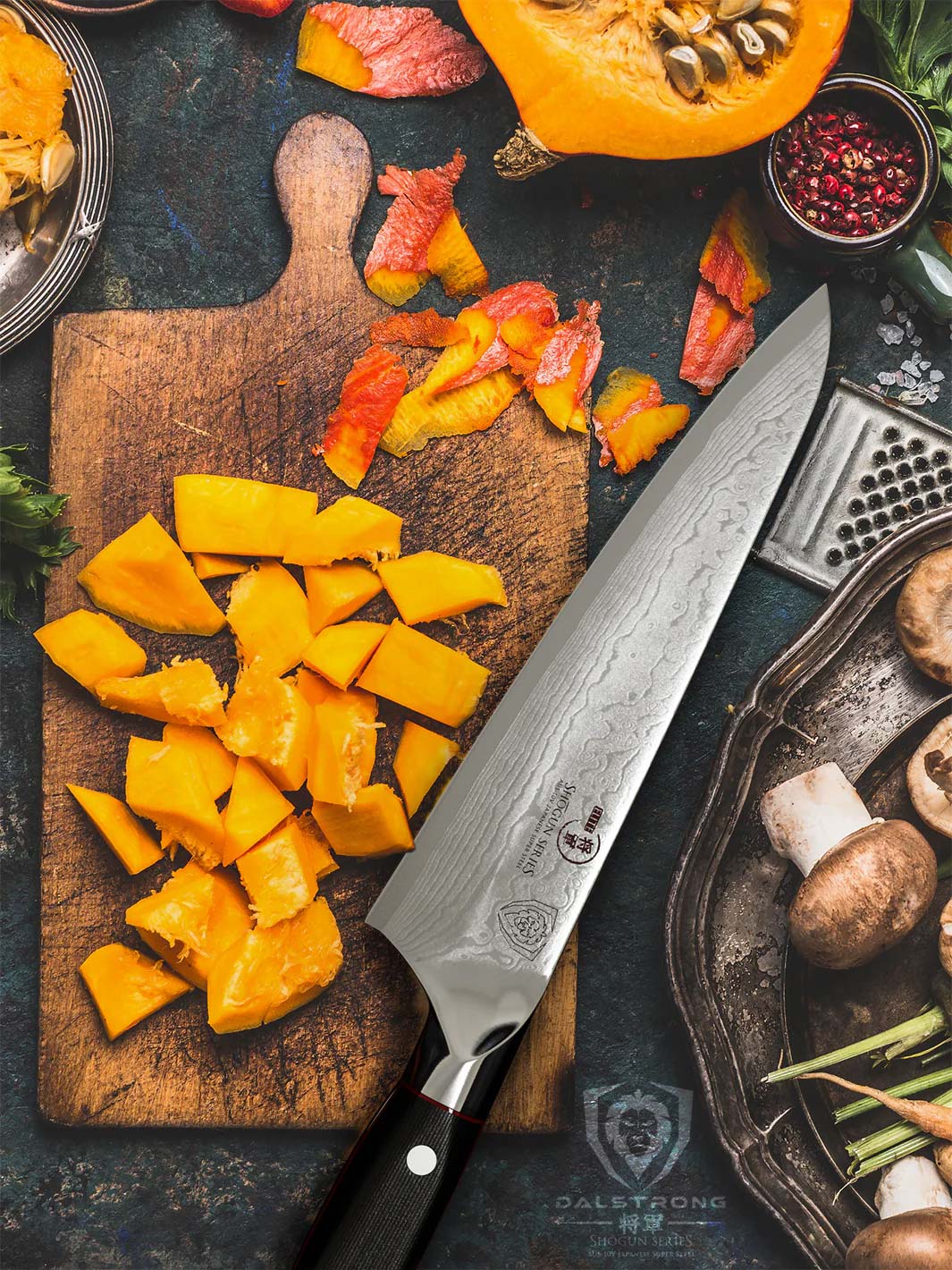 Premium Dalstrong Shogun Series 7-Inch Chef's Knife - High Carbon German Steel - Razor Sharp Japanese Blade - Perfect for Slicing, Dicing & Chopping - Professional Kitchen & Home Cooking Essential