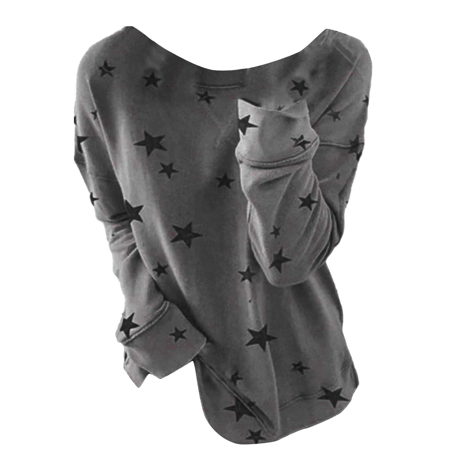Women's Graphic Tie-Dye Crew Neck Sweatshirt - Long Sleeve Pullover Blouse Top for Fall Fashion | Casual Wear, Layering & Street Style Outfits
