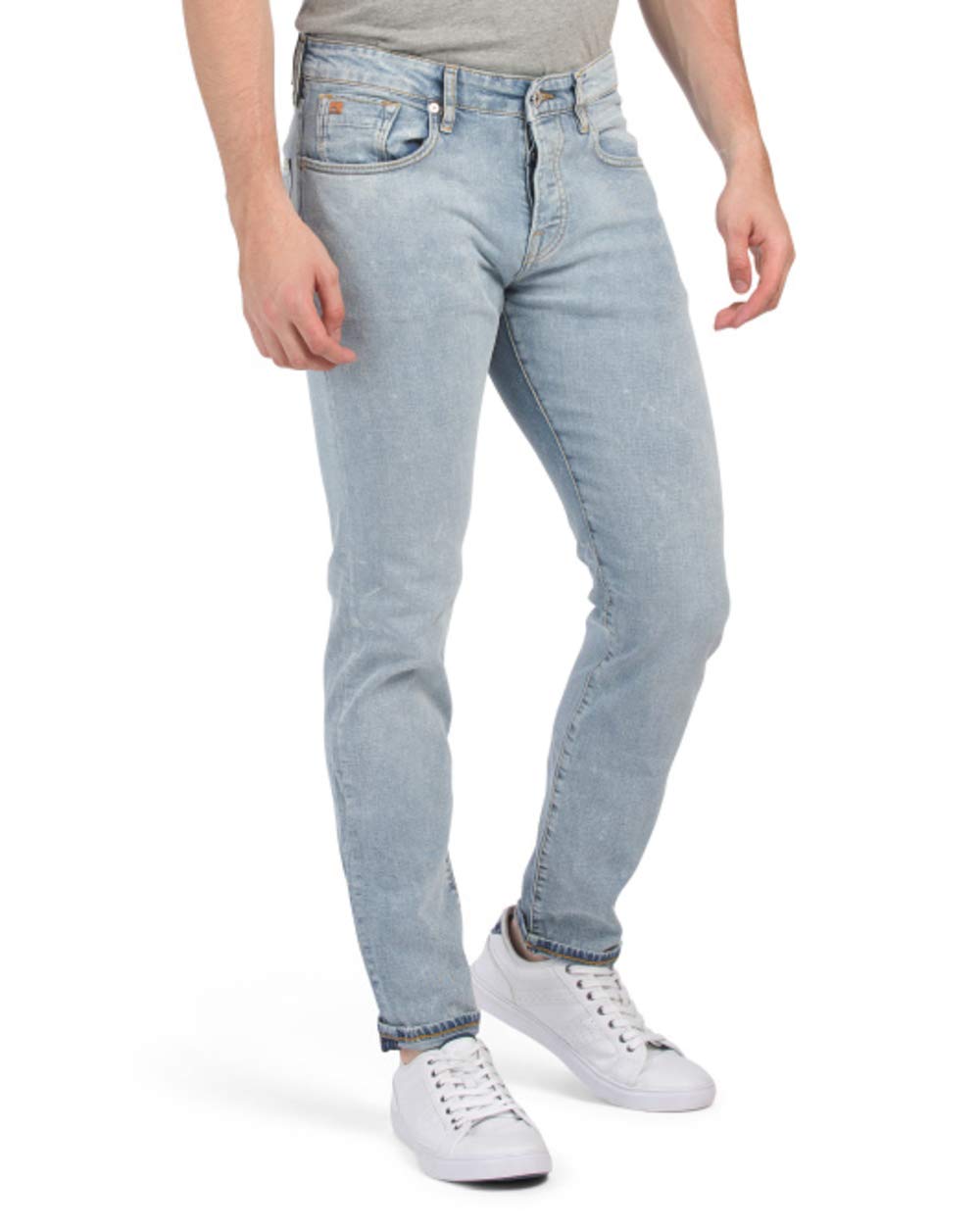 Scotch & Soda Men's Straight Fit Jeans - Classic Blue Denim Pants for Casual & Smart Wear | Perfect for Office, Date Night & Weekend Outings