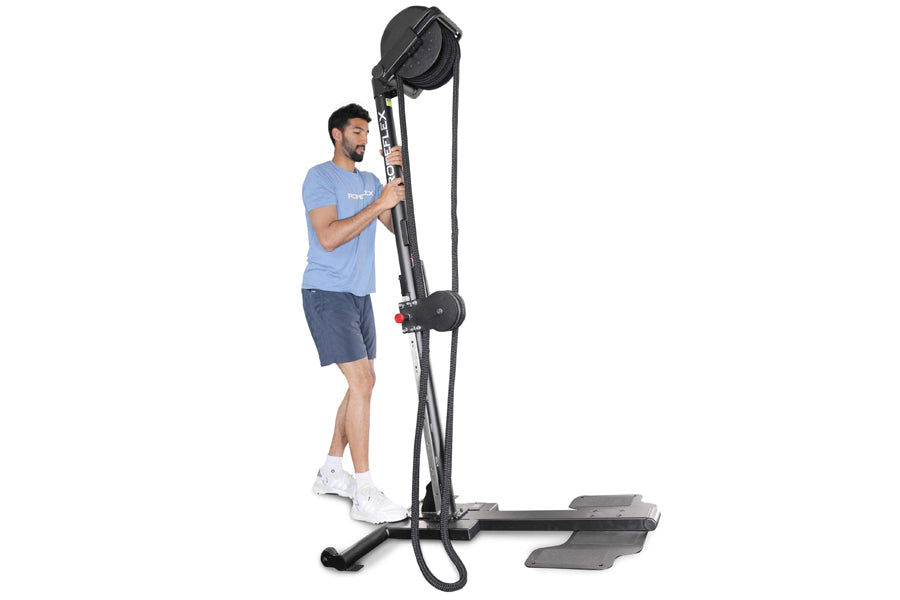 Ropeflex RX2500 Upright Rope Trainer - Premium Home Gym Equipment for Full-Body Workout | Perfect for Cardio, Strength Training & Fitness Enthusiasts | Summer Sale with Extra 6% Off
