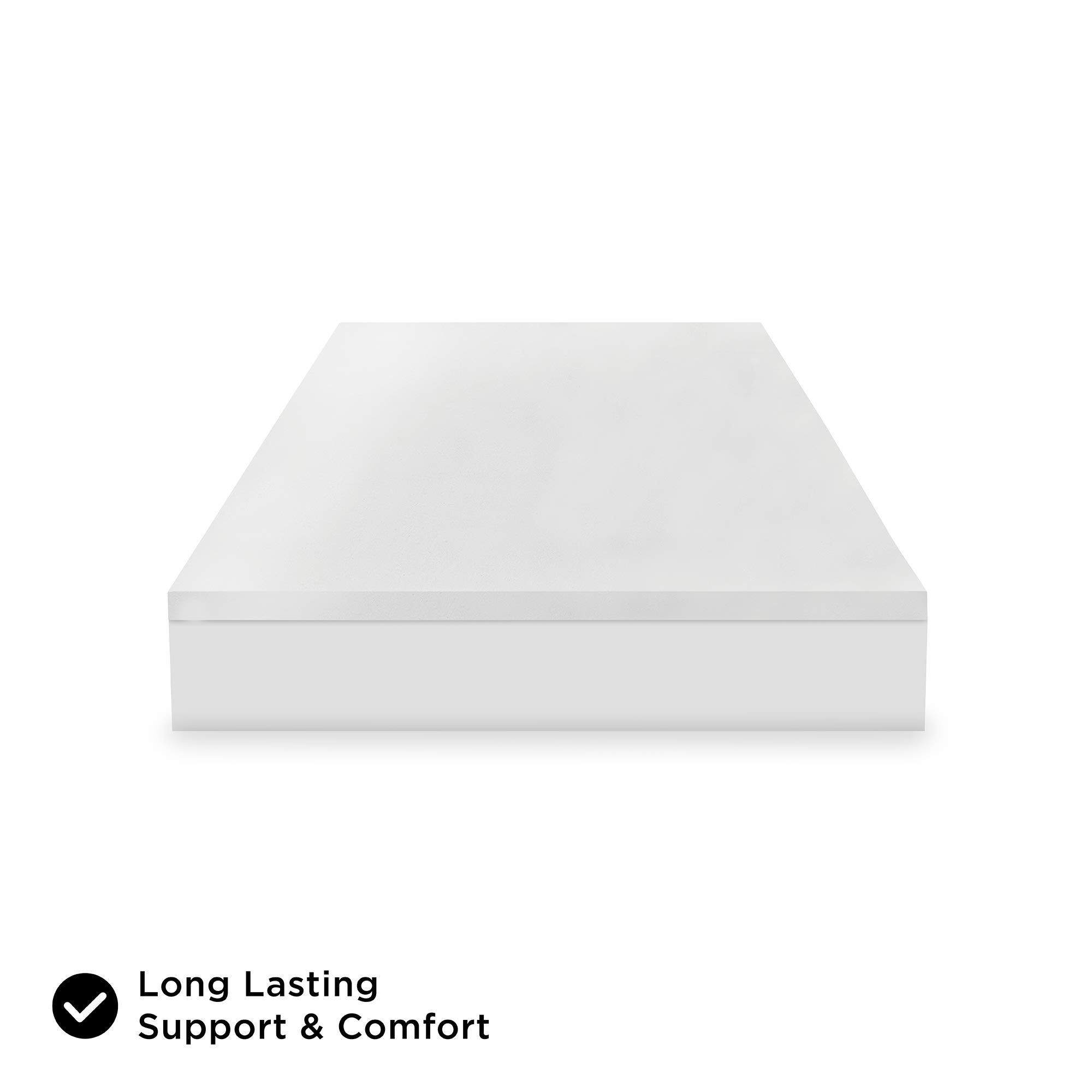 BioPEDIC 2-Inch King Size Memory Foam Mattress Topper - Medium Plush, CertiPUR-US Certified, Cooling & Pressure Relief - Perfect for Back Pain, Hot Sleepers & Guest Beds (80
