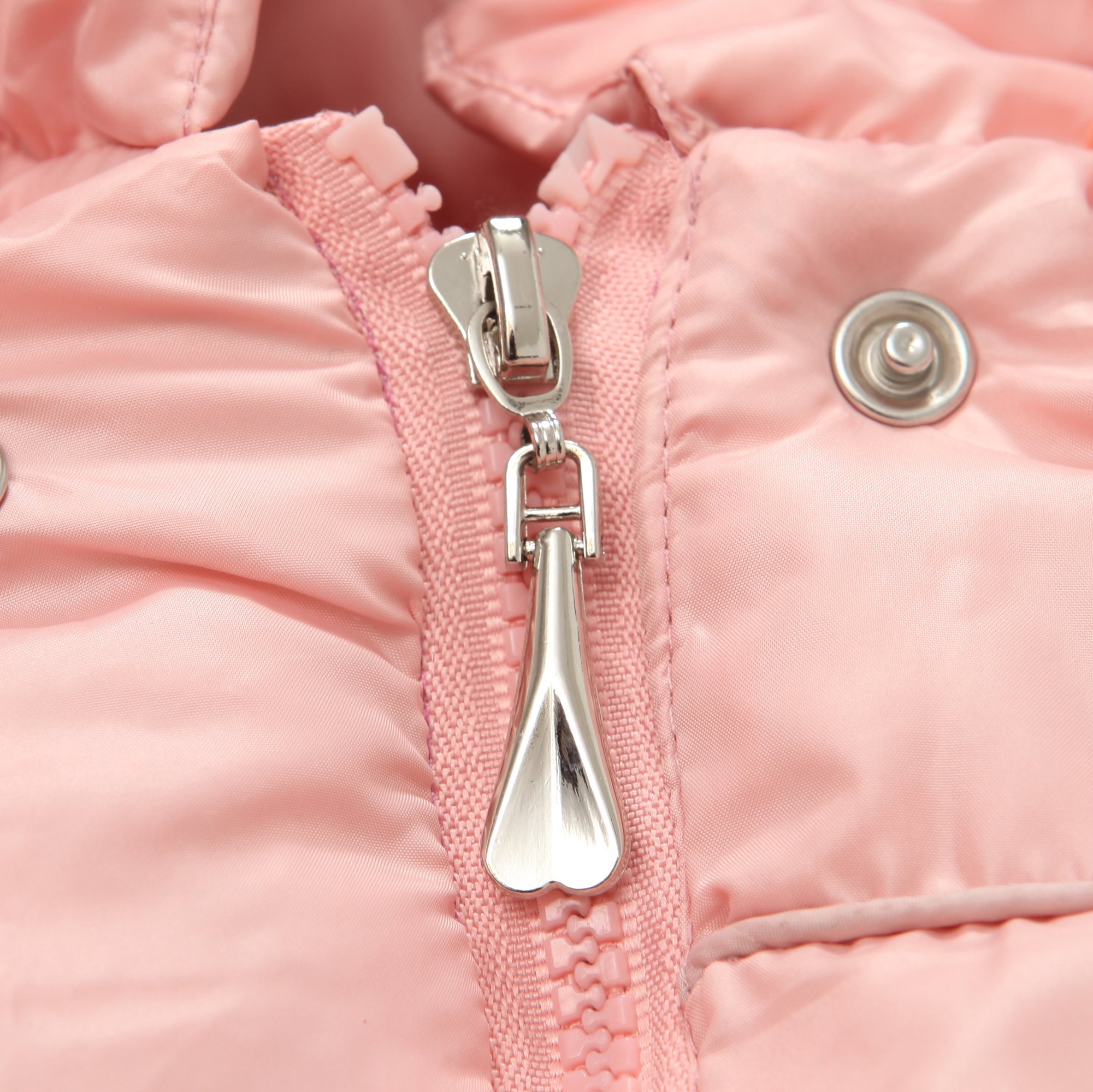 Richie House Little Girls' Padded Jacket with Bow - Warm Winter Coat for Kids, Cute Outerwear for School & Playtime