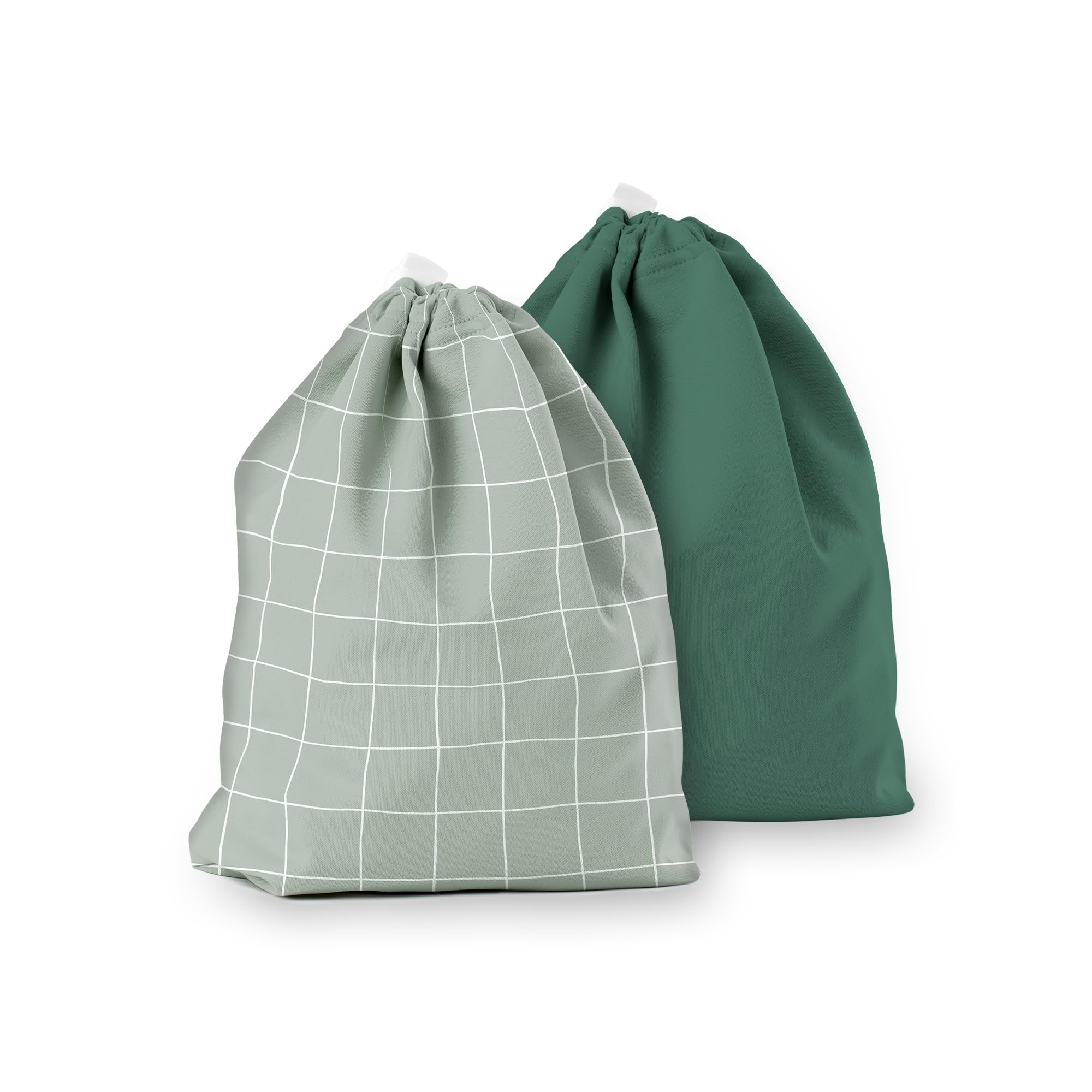Waterproof Wet Dry Bags for Diapers & Swimsuits - Gym & Travel Essentials (Pack of 2)