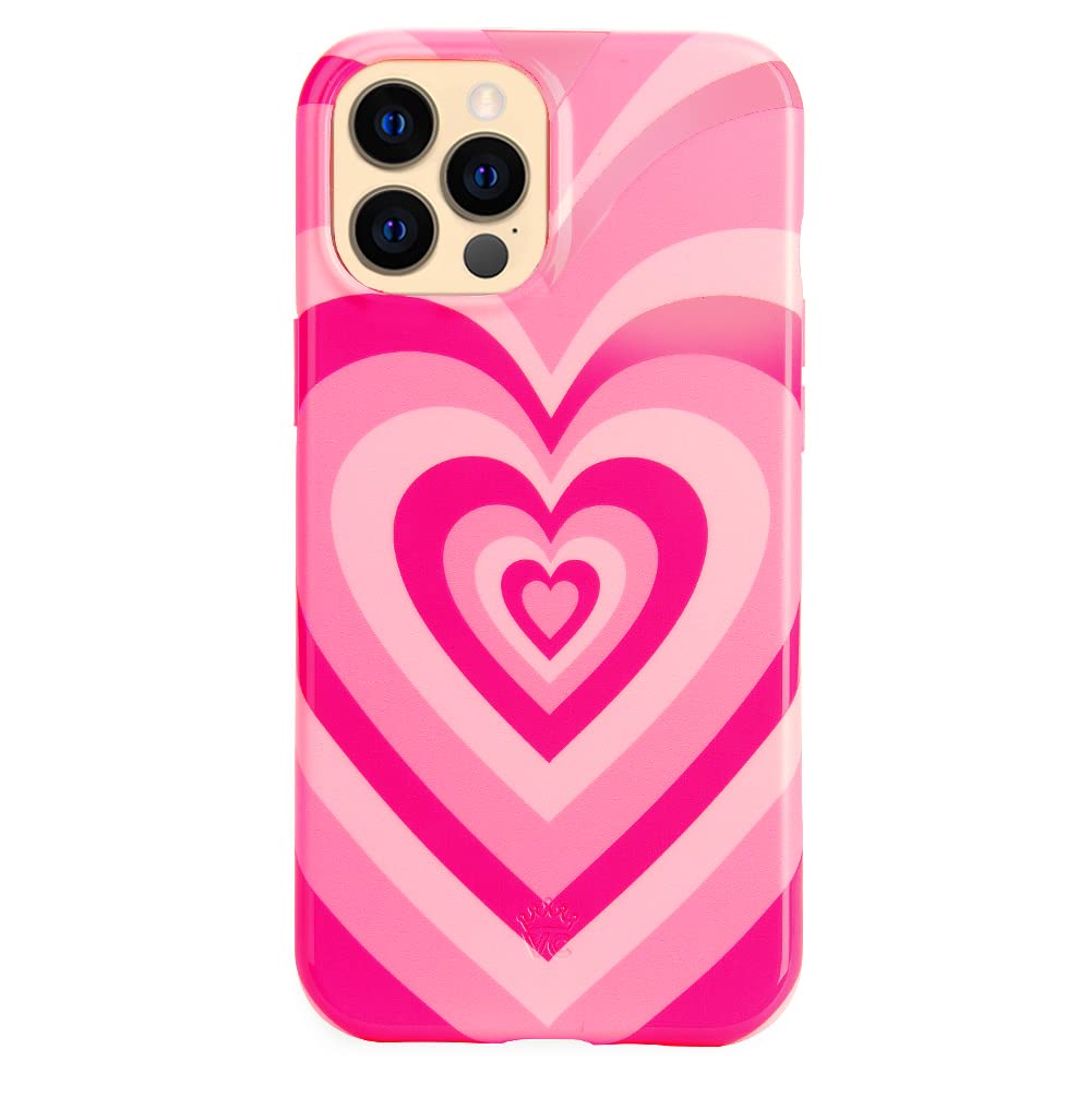 VELVET CAVIAR MagSafe Compatible iPhone 12/12 Pro Case - 10ft Military-Grade Drop Protection, Cute Pink Hearts Design - Perfect for Women's Everyday Use & Gift Giving