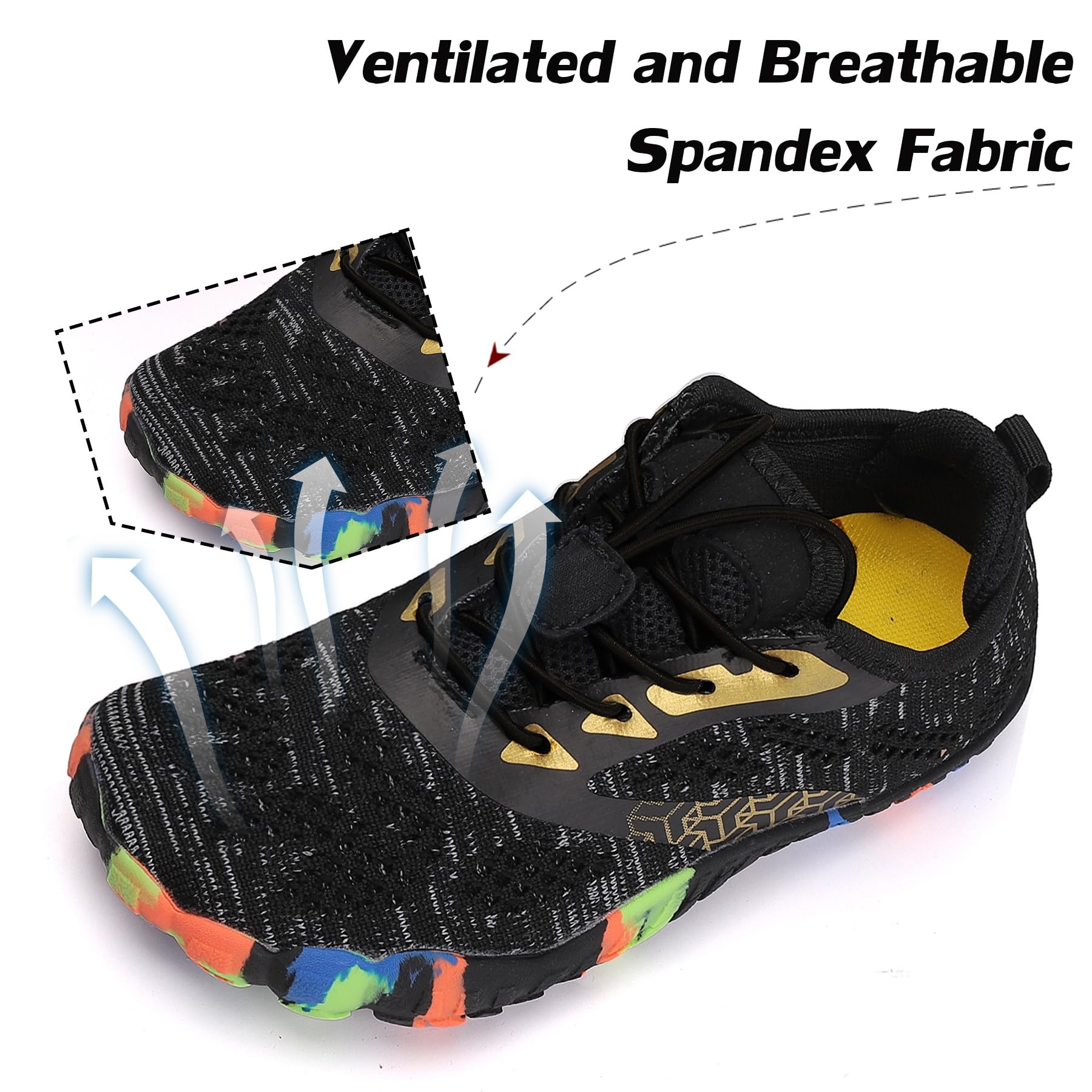 **DimaiGlobal Kids Barefoot Shoes for Boys & Girls - Trail Running Sneakers, Athletic Tennis Shoes for Toddler, Little & Big Kids - Perfect for Outdoor Play, Sports & Everyday Comfort**