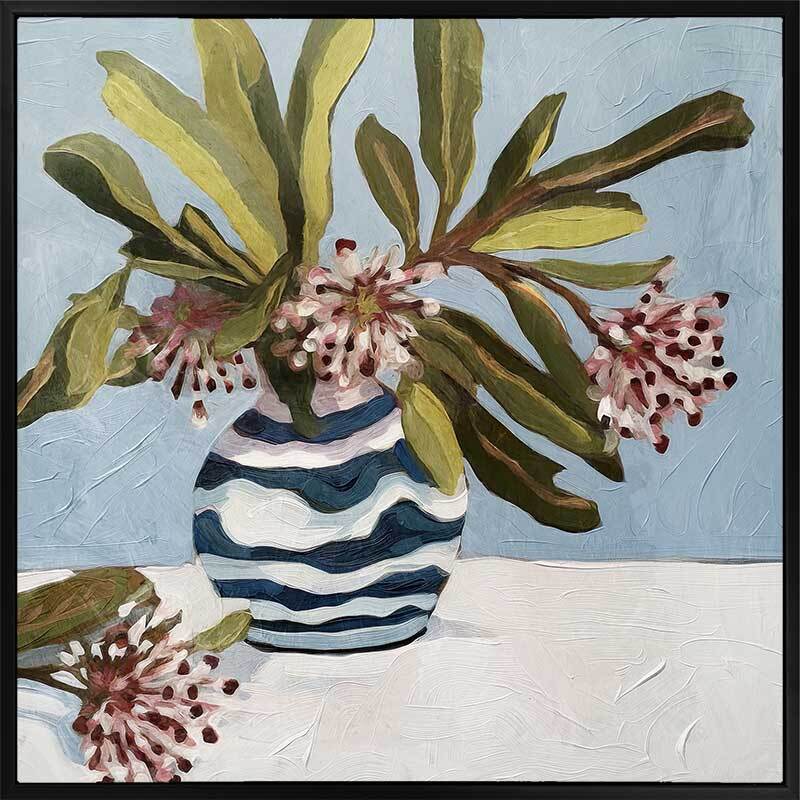 Australian Bouquet II Canvas Art Print - Floral Wall Decor for Living Room, Bedroom & Office - High-Quality Handmade Artwork
