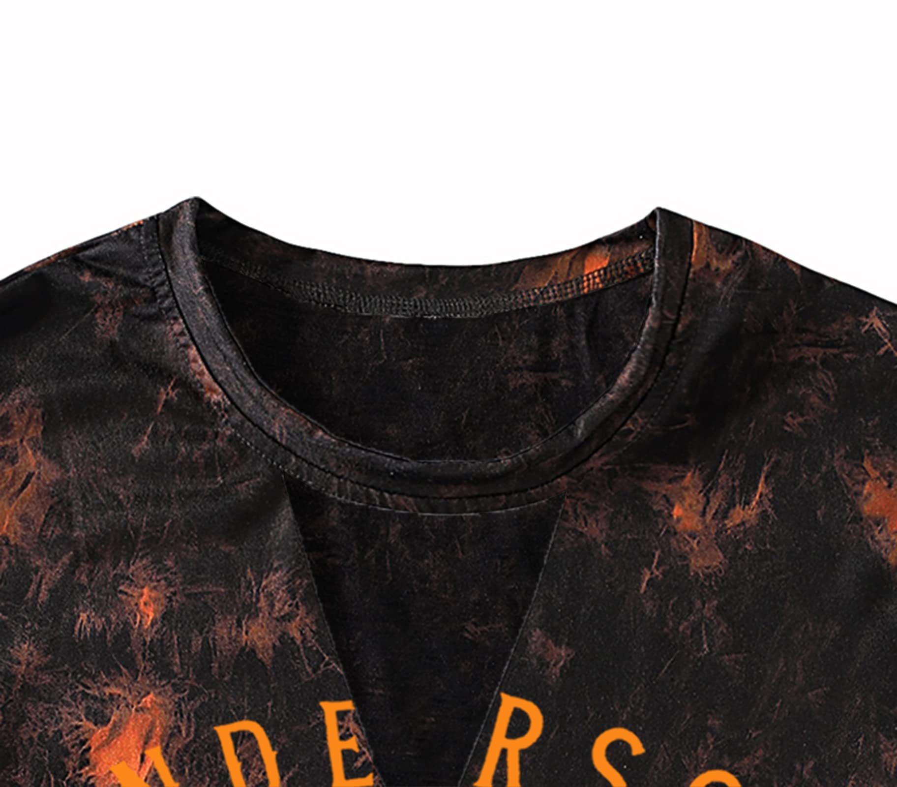 MAIHUN Halloween T-Shirt for Women - Hocus Pocus Sanderson Sisters Horror Movie Tee | Scary Squad Graphic Top for Halloween Parties & Cosplay