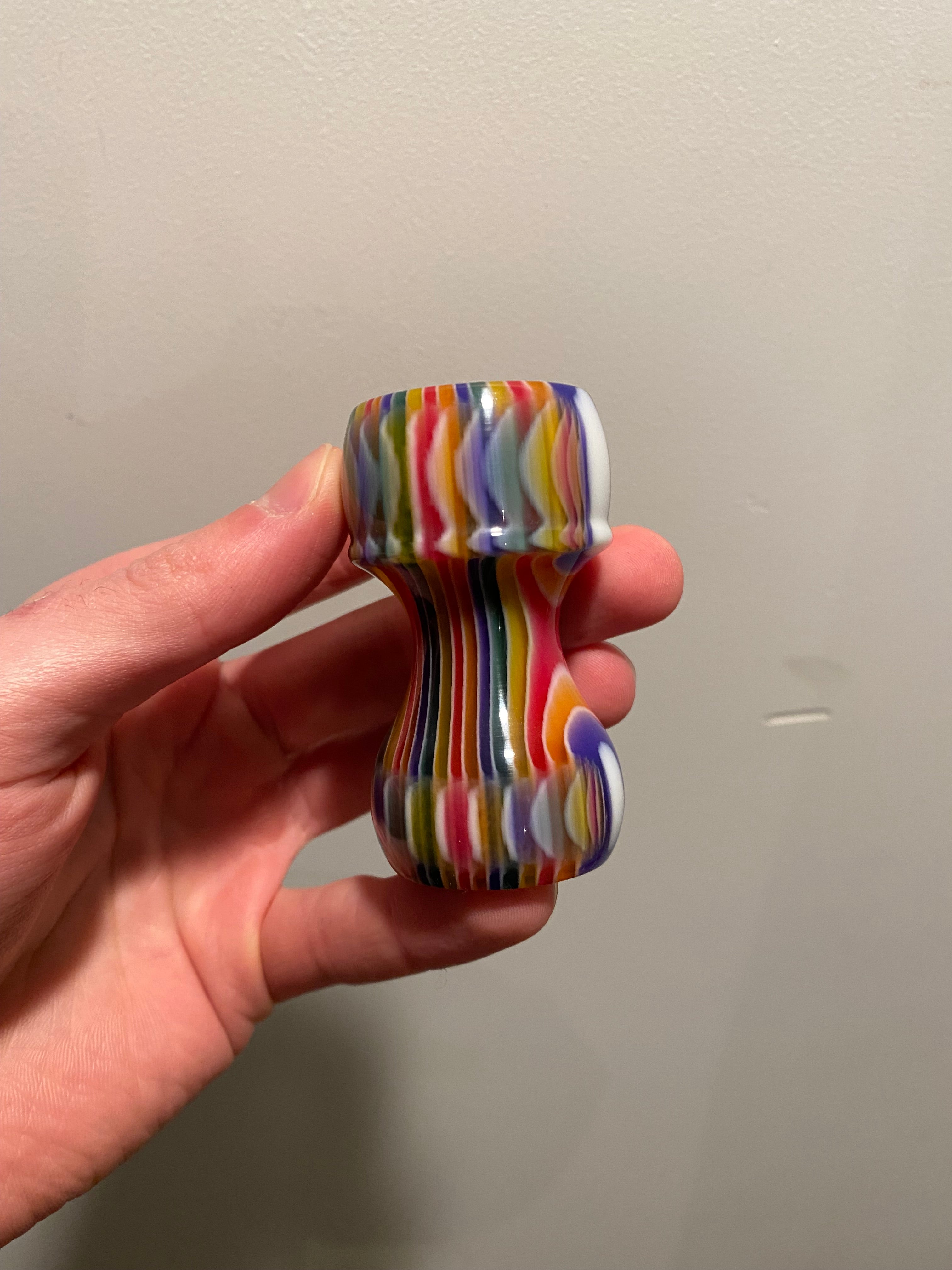 Premium Handcrafted Candy Stripe Shaving Brush Handle - Fits 24mm & 26mm Knots - Factory Second - Perfect for Wet Shaving & Grooming Gifts