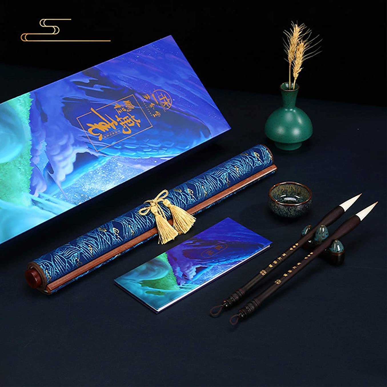 Premium Chinese Calligraphy Brush Set - Traditional Calligraphy Pens, Watercolor Brush Pens & Magic Writing Cloth - Complete Practice Kit for Beginners & Artists | Perfect for Home Study, Art Classes & Cultural Gift Giving