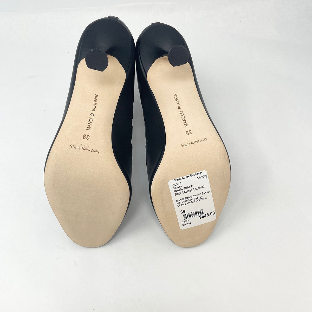 Manolo Blahnik Women's Luxury Designer Sandals - Elegant High Heel Open Toe Summer Shoes for Weddings, Parties & Special Occasions