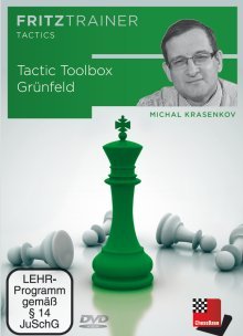 Tactic Toolbox Grunfeld Chess Set - Premium Wooden Chess Board with Pieces | Perfect for Chess Enthusiasts & Tournament Players | Home, Club & Office Use