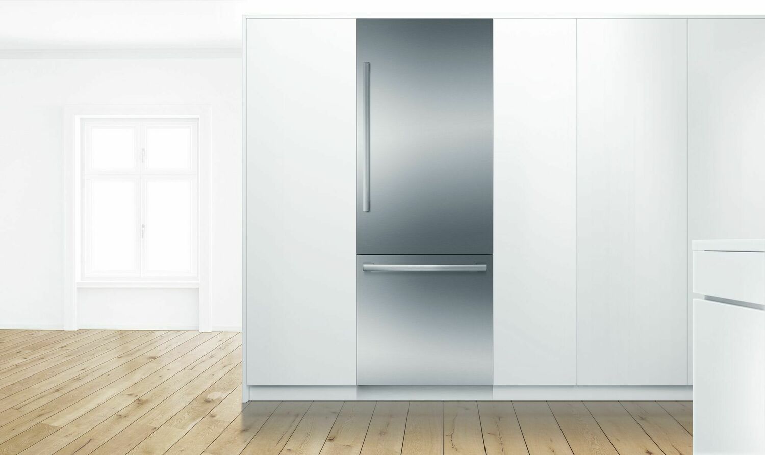 Bosch B30BB930SS 30-Inch Built-In Bottom Freezer Refrigerator - Stainless Steel, Energy Star Certified | Perfect for Modern Kitchens & Open-Concept Homes