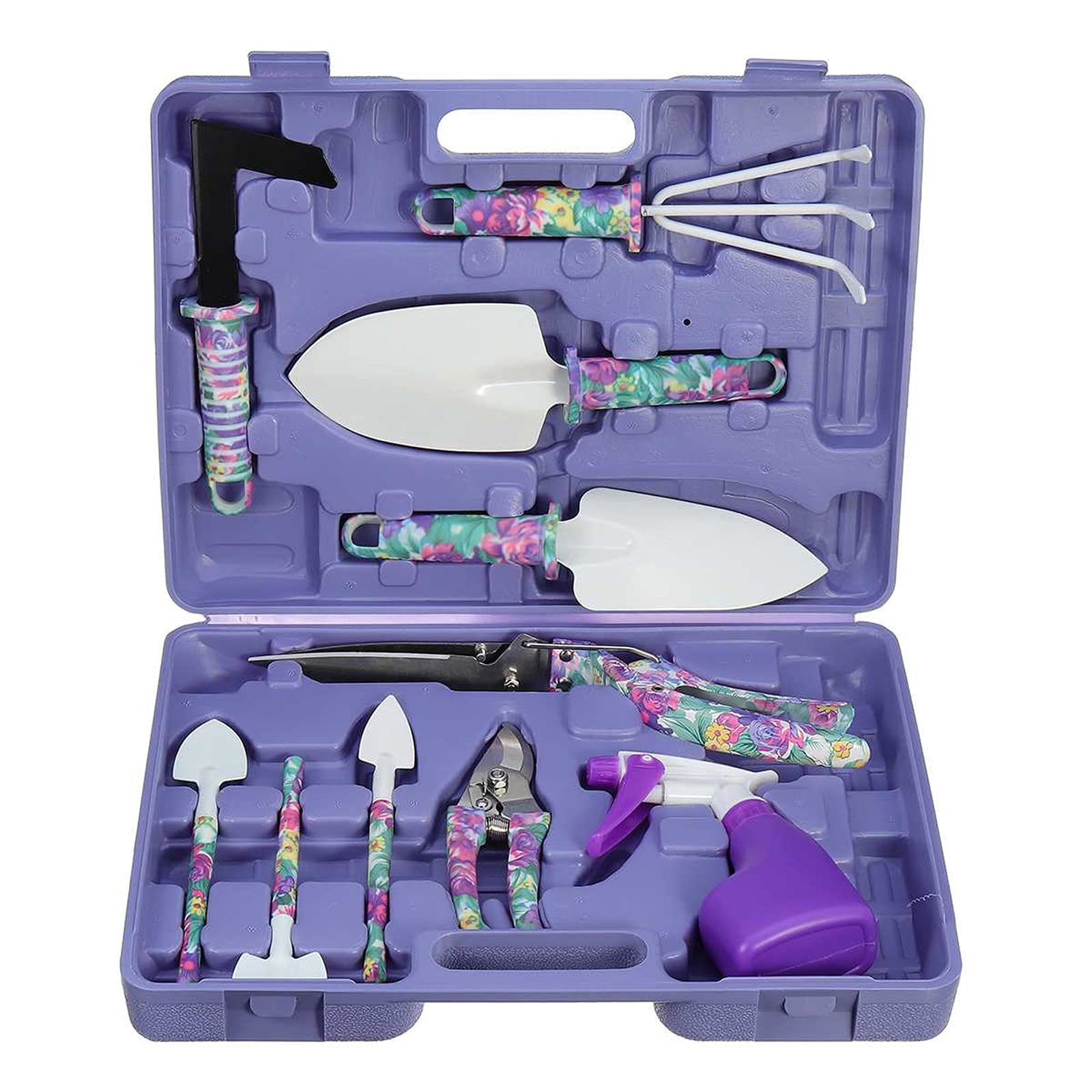 5/10Pcs Gardening Tools Set - Scissors, Shovel, Spade, Planting & Weeding Kit with Storage Box - Durable DIY Hand Tools for Home Garden, Lawn Care & Outdoor Planting (10pcs) - Perfect for Backyard Gardening, Landscaping & Flower Bed Maintenance