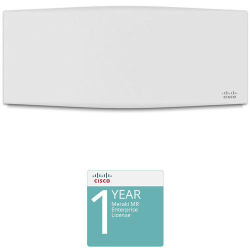 Cisco MR46 802.11ax WiFi 6 Access Point | 4x4 MU-MIMO Dual Band Wireless AP Kit | Includes 1 Year Enterprise License & Support | Ideal for Office, School & Enterprise Networks