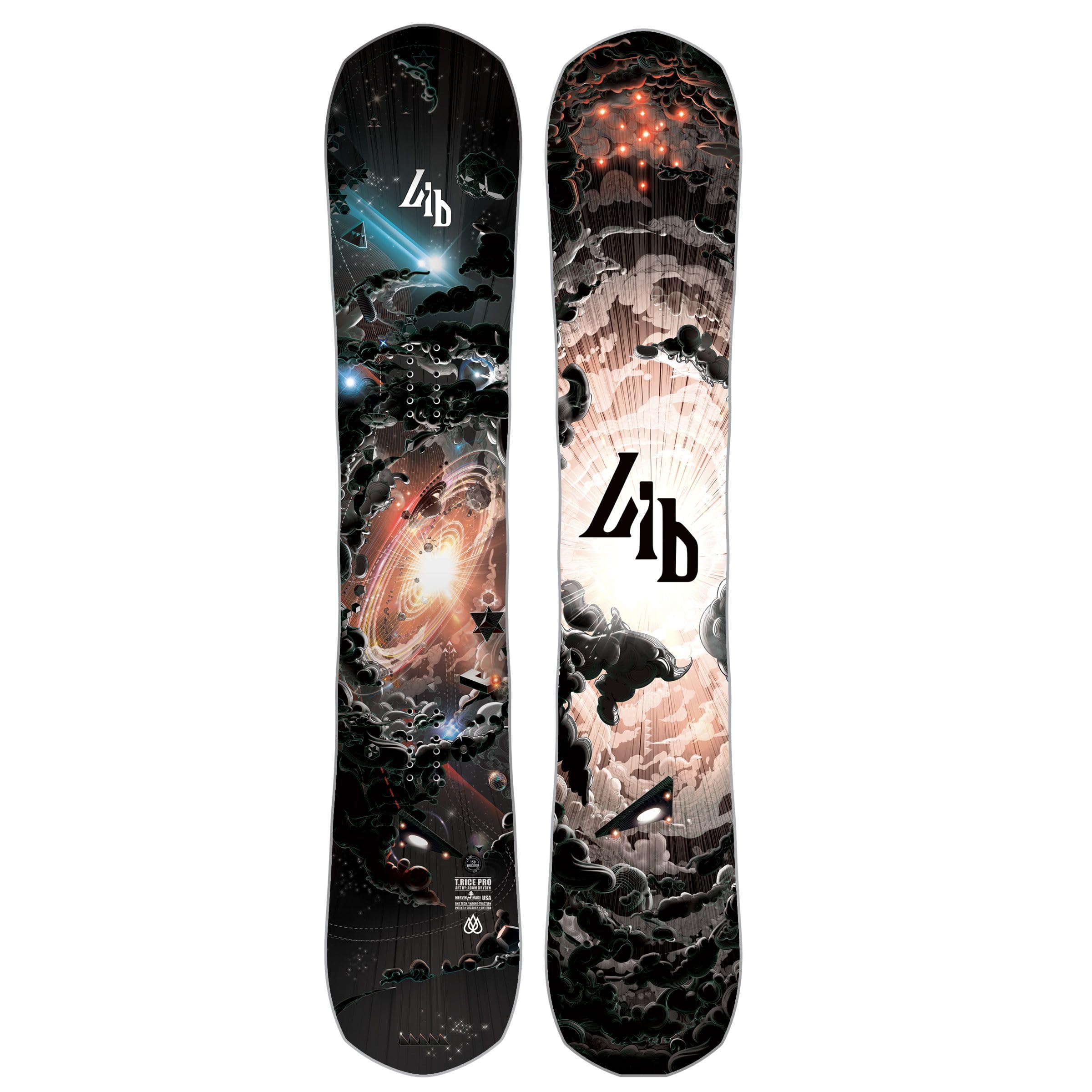Lib Tech T.Rice Pro Men's Snowboard - High Performance All-Mountain Snowboard for Powder & Freestyle Riding | Perfect for Backcountry & Park Sessions