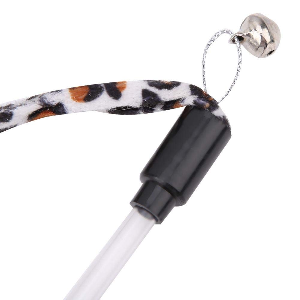 Interactive Cat Feather Wand Toy with Bell - Large Smart Kitty Teaser Wand for Indoor Cats, Kitten Chase Exercise & Play - Perfect for Bonding & Active Playtime at Home