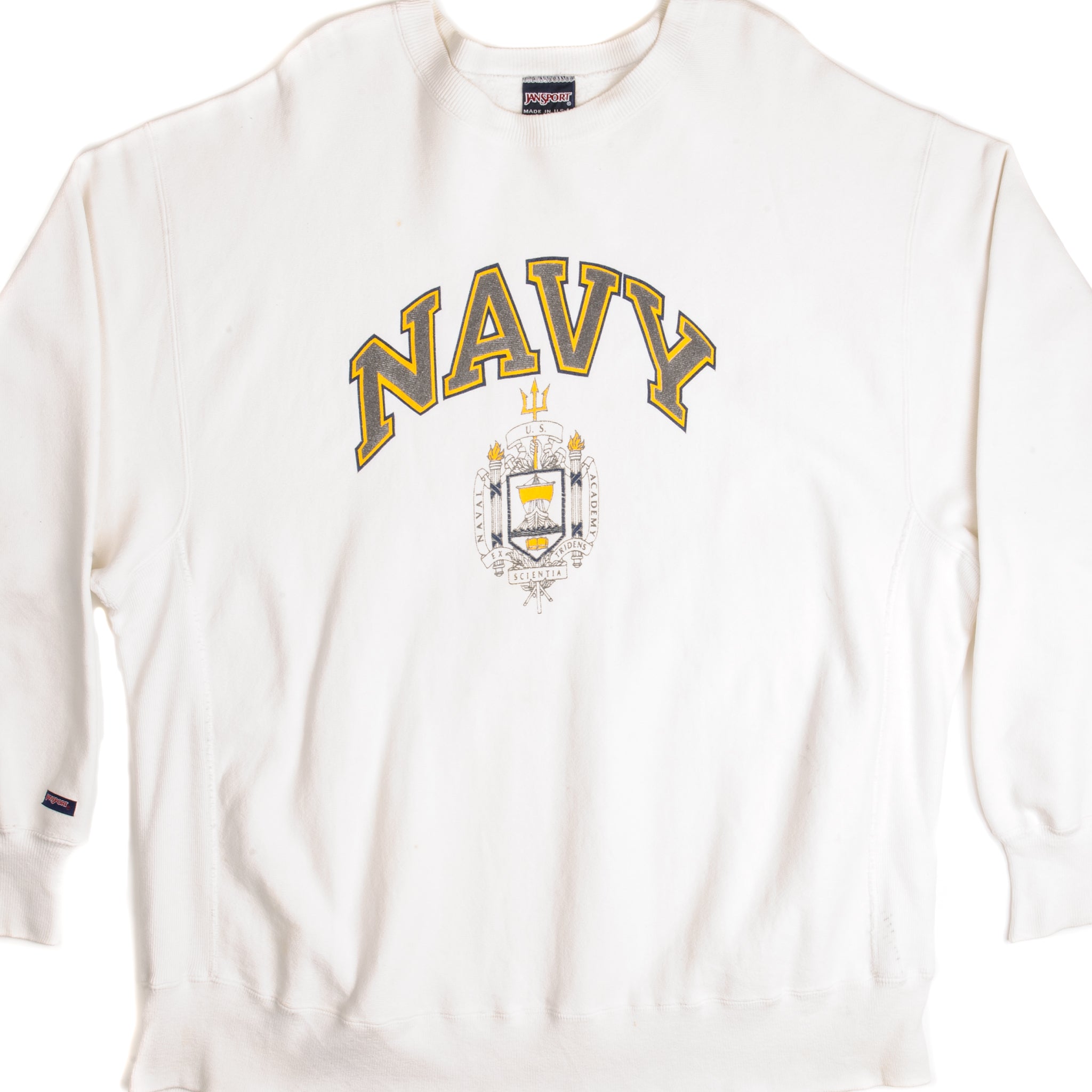 Vintage JanSport US Navy Sweatshirt - Size 2XL XXL - Made in USA - Perfect for Military Enthusiasts & Casual Wear