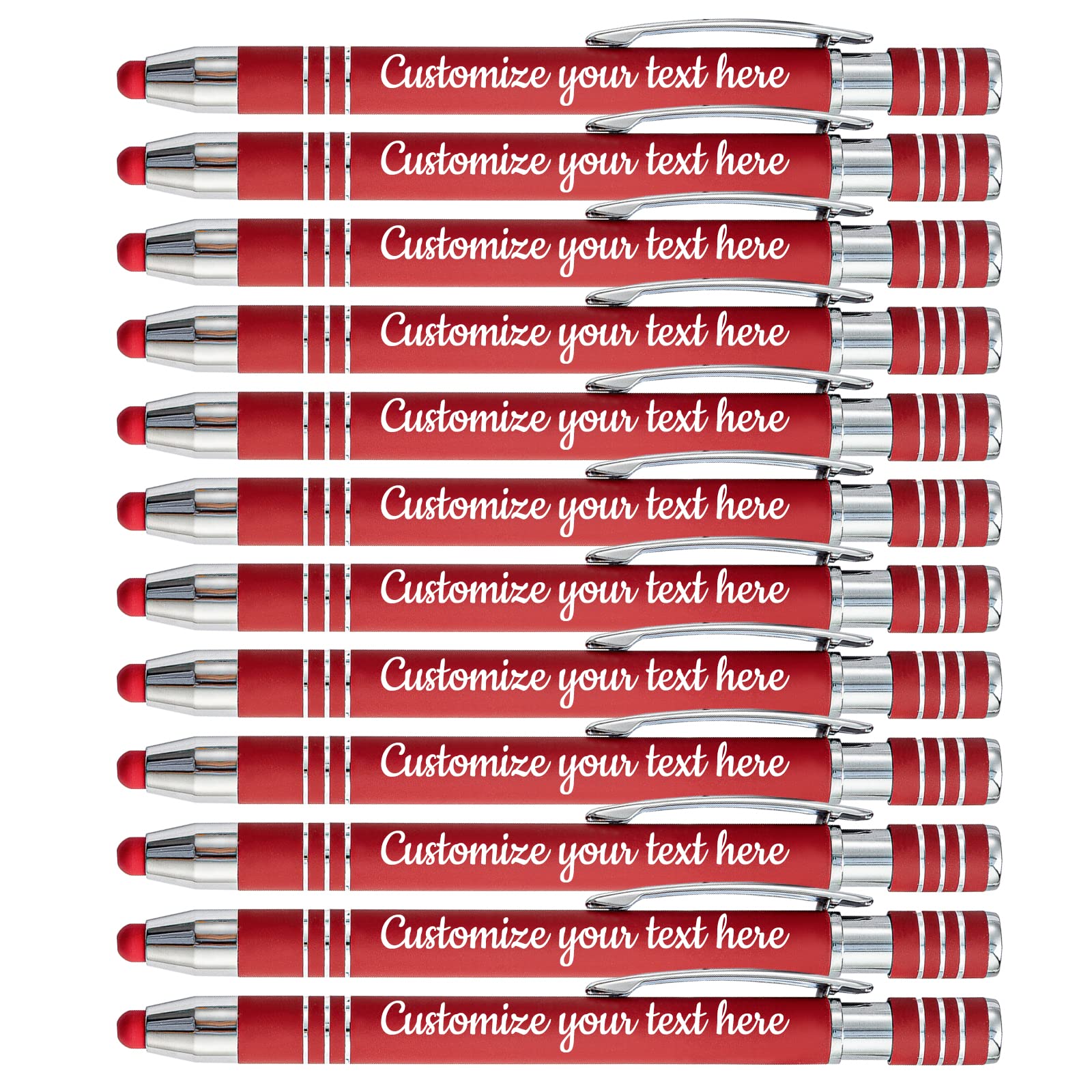 Custom Engraved Pens with Name & Logo - Personalized Ballpoint Pens for Office, Business, Wedding, Birthday & Graduation Gifts - Bulk Pack of 300 - Ideal for Corporate Events, Promotions & Special Occasions