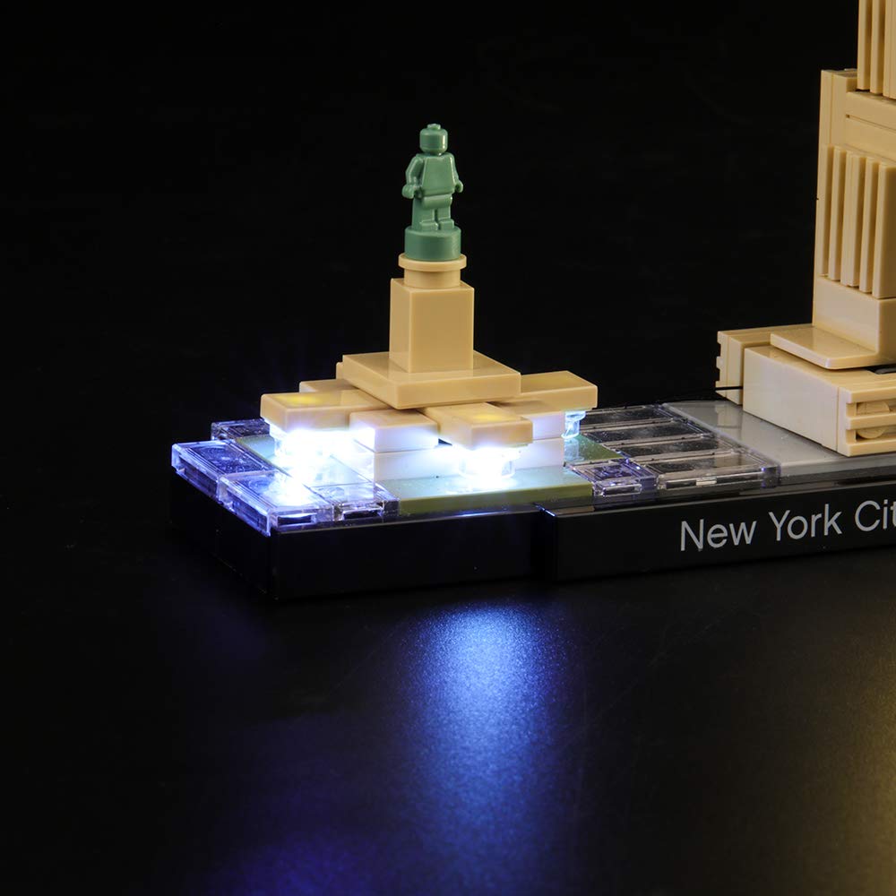 LIGHTAILING LED Light Kit for LEGO Architecture New York City Skyline 21028 Building Blocks Model - DIY Lighting Set (Model Not Included) | Perfect for Home Decoration, Gift Ideas & LEGO Enthusiasts