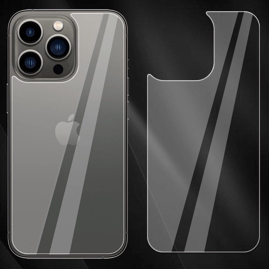 2 Pack Tempered Glass Back Screen Protector for iPhone 13 Pro Max (6.7 Inch) - Anti-Scratch, Ultra-Thin, Full Coverage Protection - Perfect for Everyday Use, Travel & Outdoor Activities