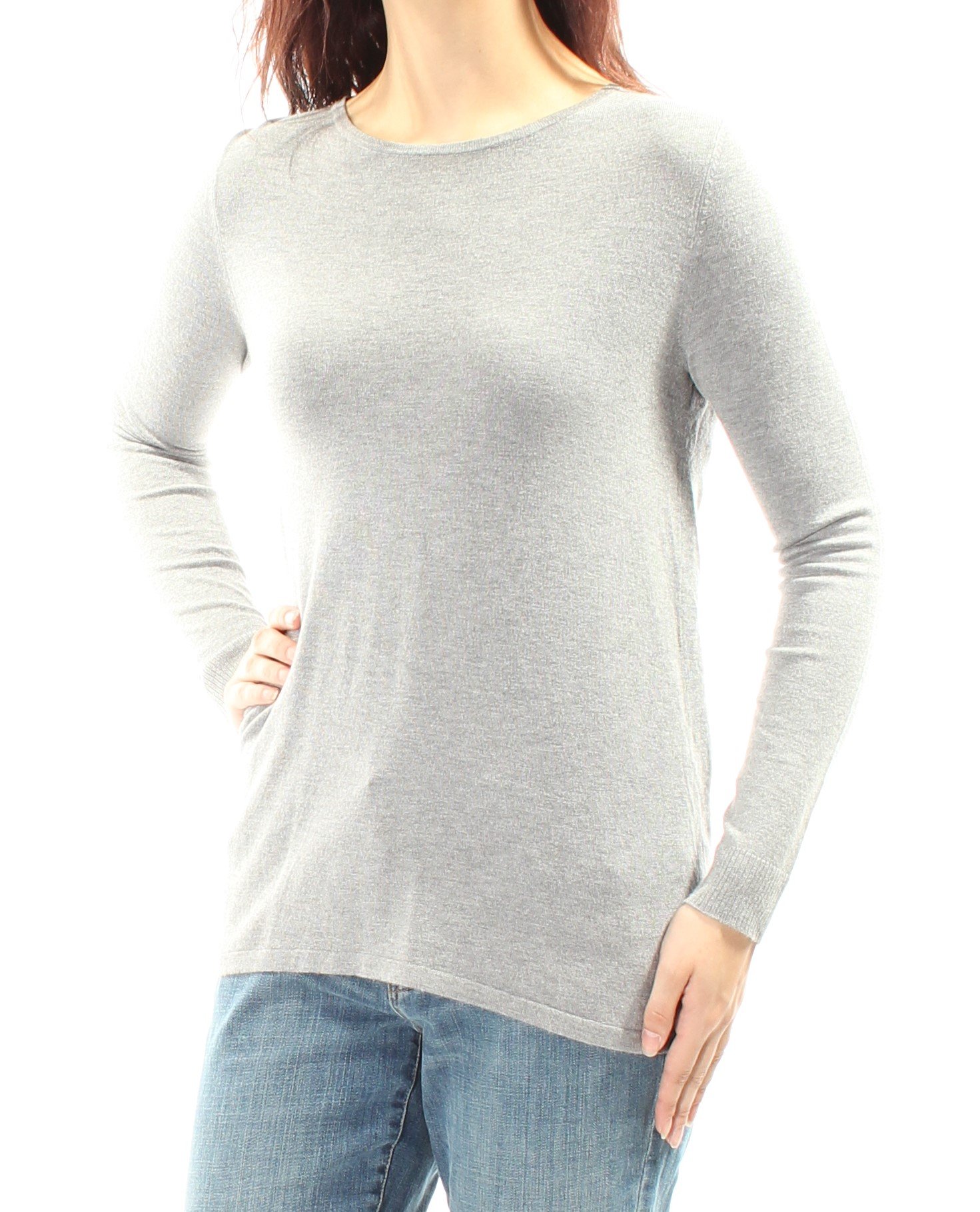 Kensie Women's Drapey Zipper Back Sweater - Soft Knit Cardigan for Casual Outfits & Fall Layering