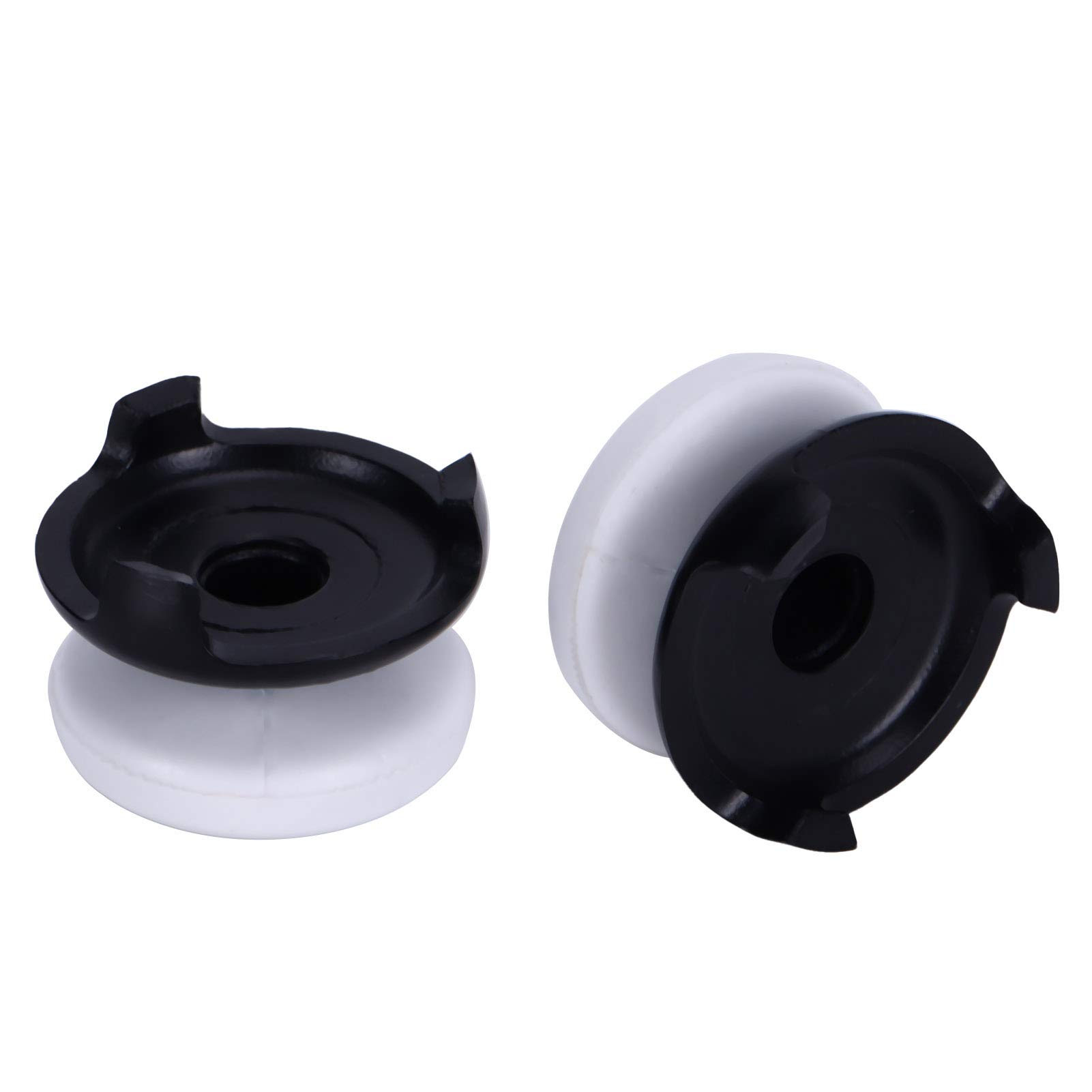2 Pcs Soft Silicone Thumbstick Grip Caps for PS5/Xbox/Controller - Anti-Slip Joystick Cover with ABS Base - Perfect for Gaming, Streaming & Long Play Sessions
