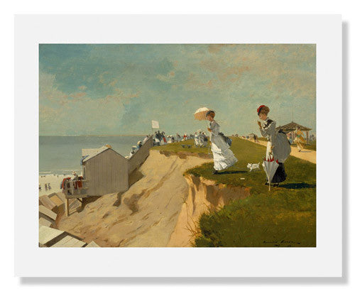 Winslow Homer Long Branch New Jersey Art Print - Vintage Coastal Wall Decor for Home & Office