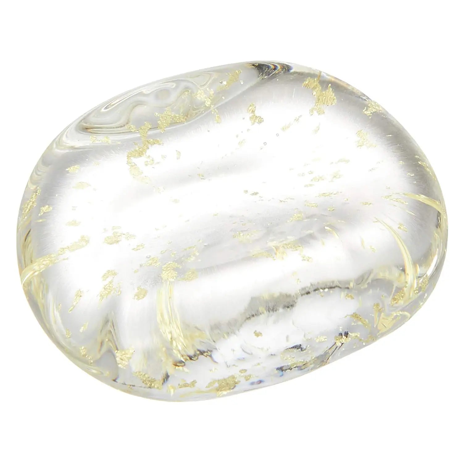Aderia Tsugaru Vidro Soda Glass Chopstick Rest - Gold Color Japanese Tableware for Sushi, Ramen, and Asian Dining Decor