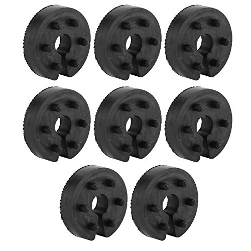 8Pcs Universal Rubber Suspension Travel Limiters - Car Suspension Stoppers & Clip Buckle Accessories for Vehicle Suspension Protection (Perfect for Off-Roading, Towing & Heavy Load Scenarios)
