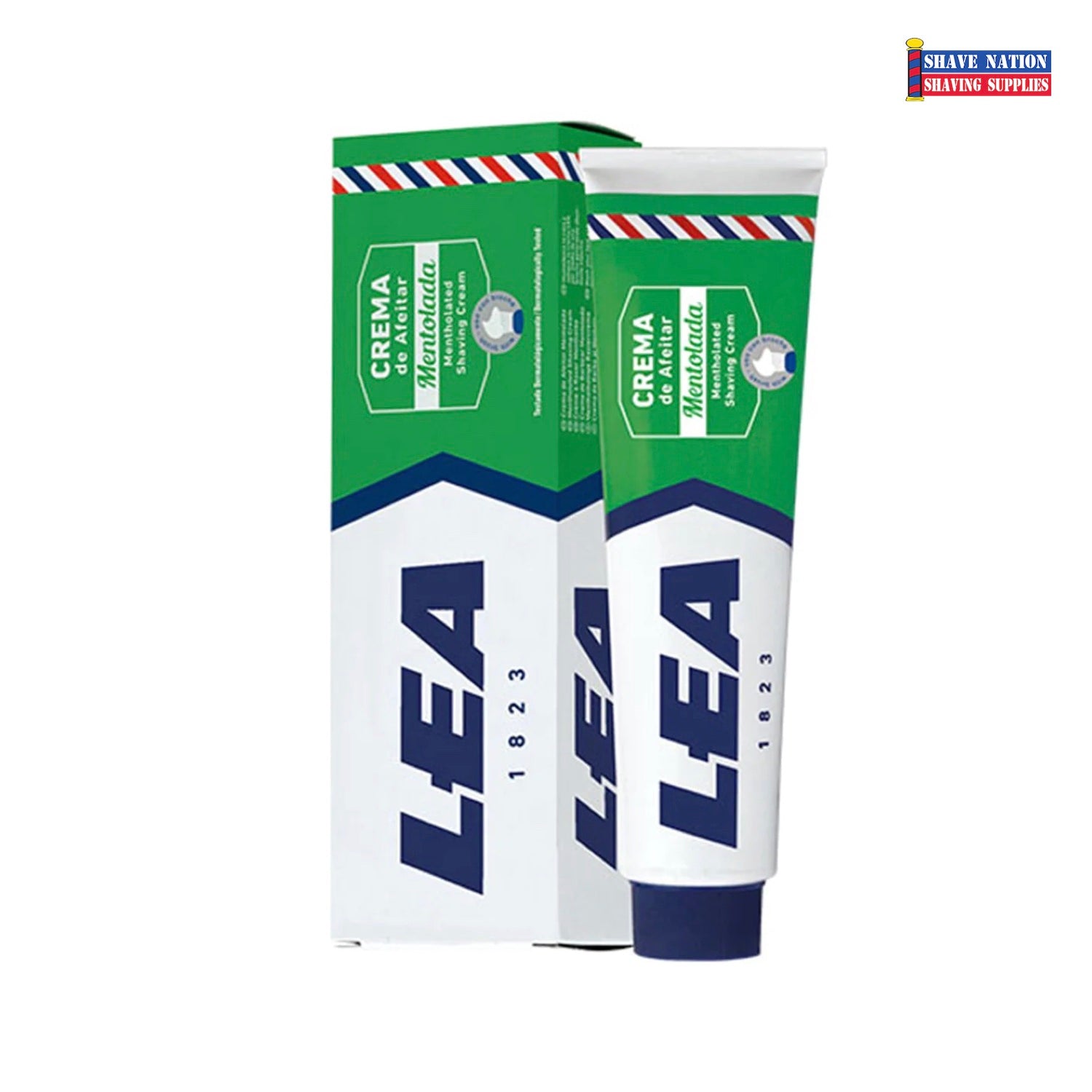 LEA Large Shaving Cream Tube for Men - 8oz Moisturizing & Soothing Shave Gel with Aloe Vera - Perfect for Sensitive Skin & Daily Shaving Routine - Travel-Friendly & Easy to Use