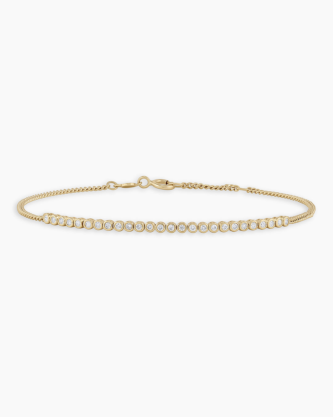Elegant Classic Diamond Row Bracelet for Women - Perfect for Weddings, Parties & Special Occasions