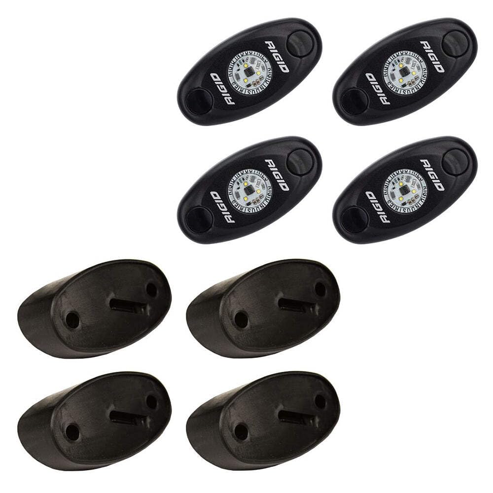 Rock Light Kit with AMB/4 - Off-Road LED Rock Lights for Trucks, Jeeps & ATVs - Waterproof & Durable for Nighttime Trail Adventures