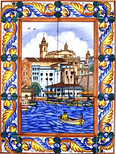 28938 Mural Marina With Edge Border 10