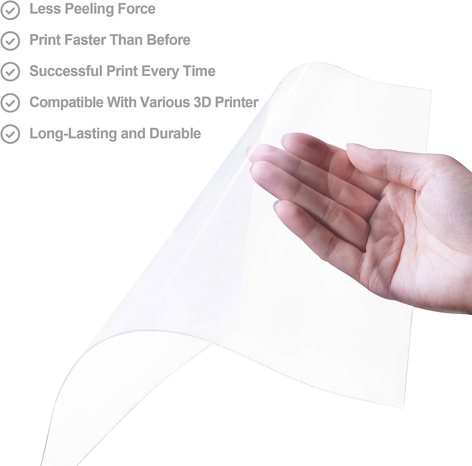 ACF Release Film for 3D Printer 290x210mm - Compatible with Photon Mono X, Saturn 8K, Sonic Mighty 4K - Perfect for LCD 3D Printing
